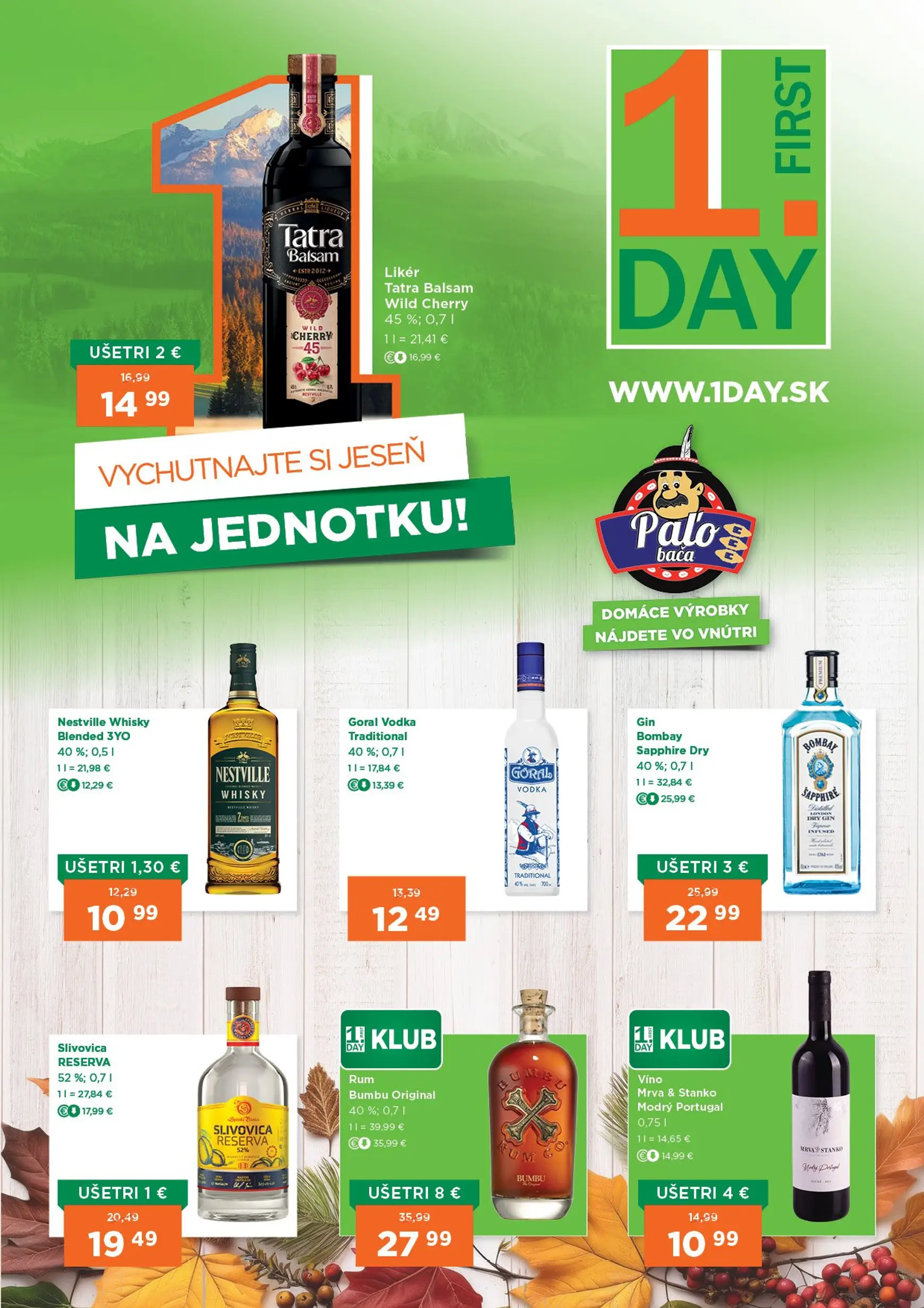 Aktuálny 1-day leták platný od štvrtka 06.11 do 19.11