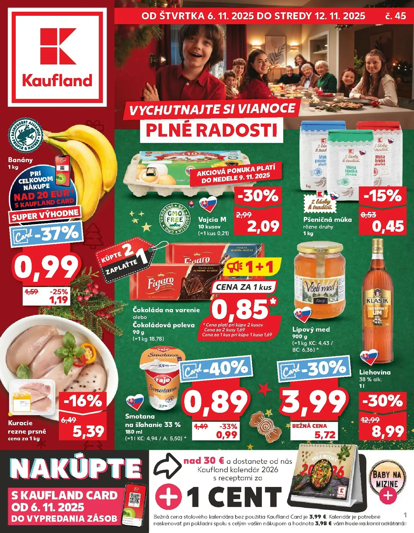 Aktuálny kaufland leták platný od štvrtka 06.11 do 12.11