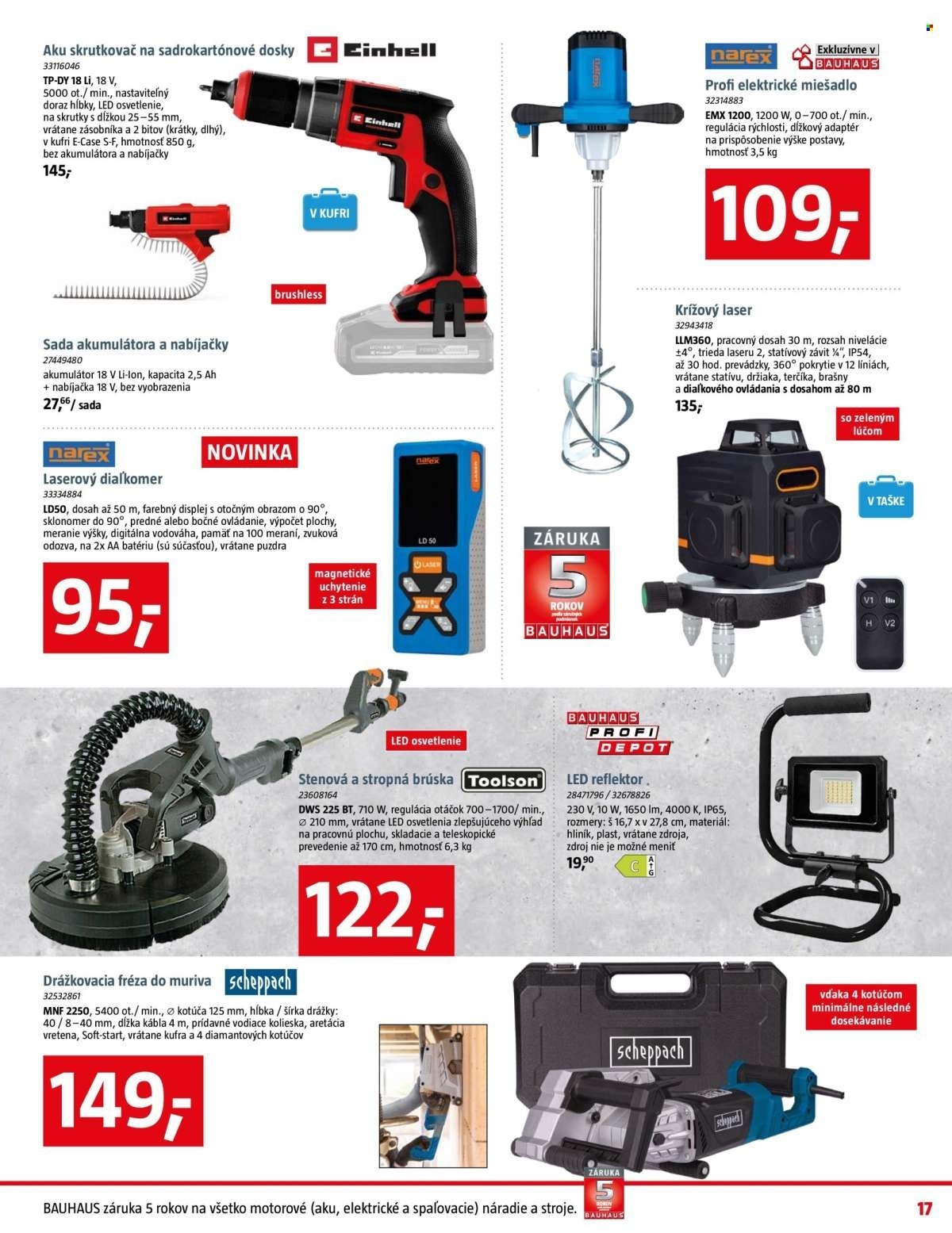 Page 17 of Aktuálny bauhaus leták platný od pondelka 12.01 do 08.02