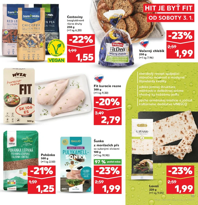 Page 19 of Aktuálny kaufland leták platný od soboty 03.01 do 31.01