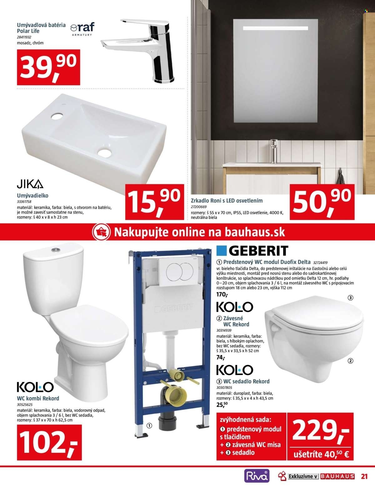 Page 21 of Aktuálny bauhaus leták platný od pondelka 12.01 do 08.02