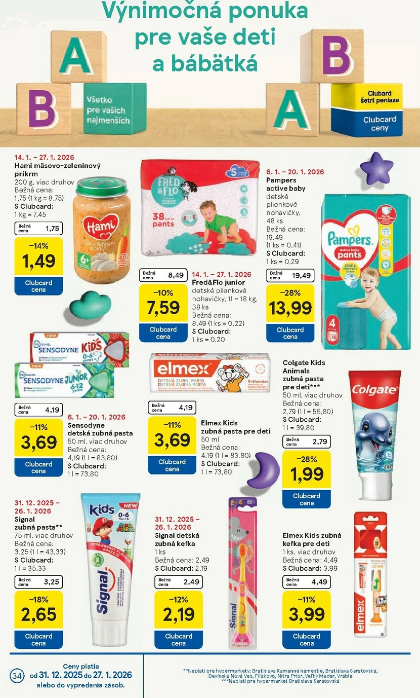 Page 34 of Aktuálny tesco leták platný od stredy 14.01 do 20.01
