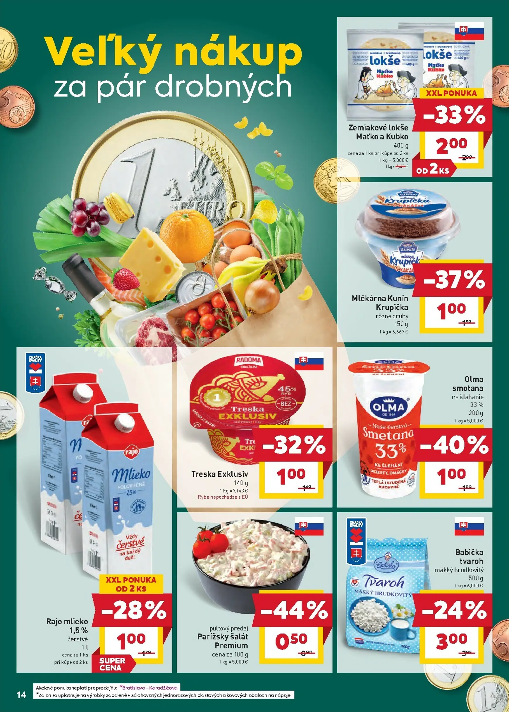 Page 14 of Aktuálny billa leták platný od stredy 28.01 do 03.02