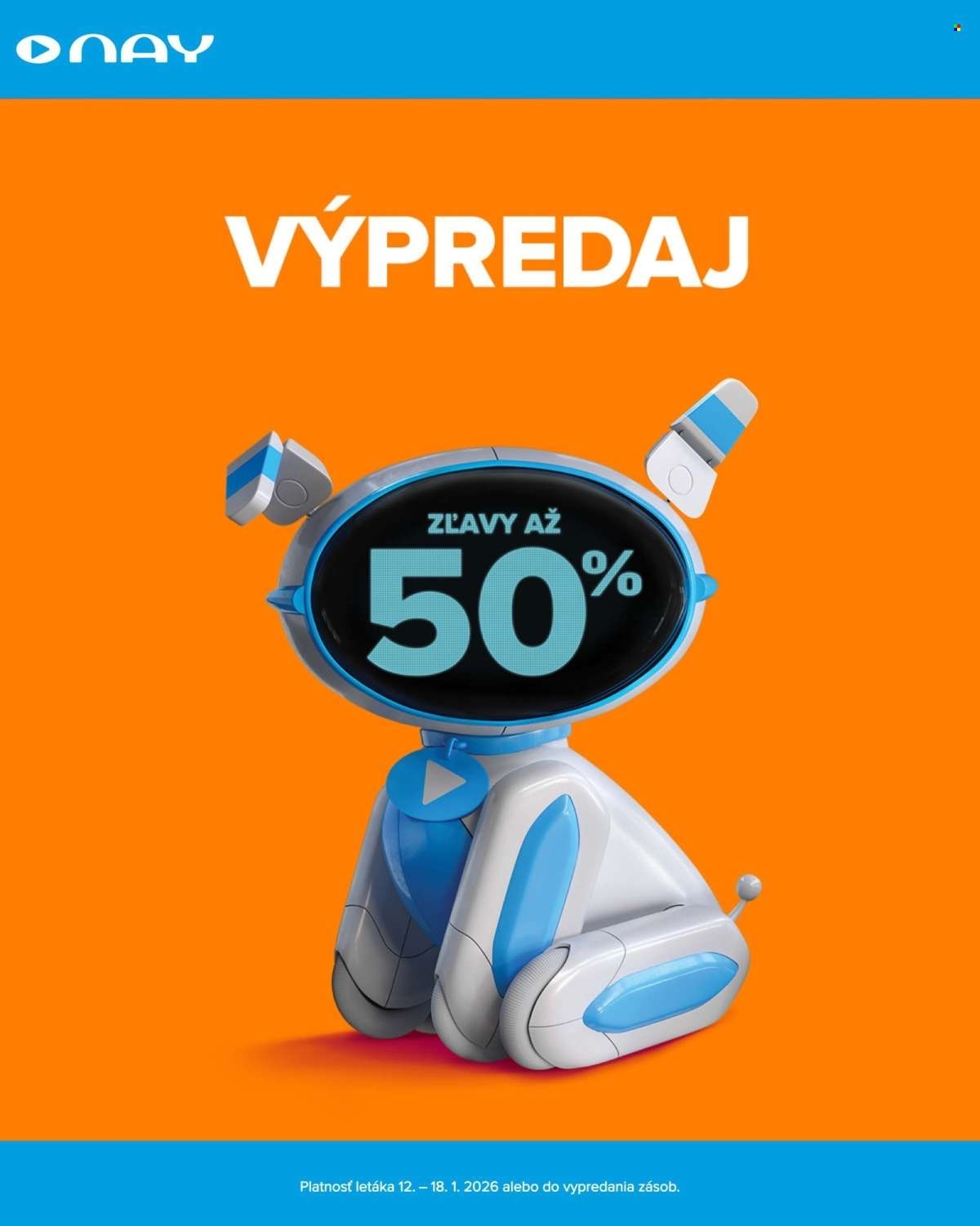 Page 1 of Aktuálny nay-elektrodom leták platný od pondelka 12.01 do 18.01