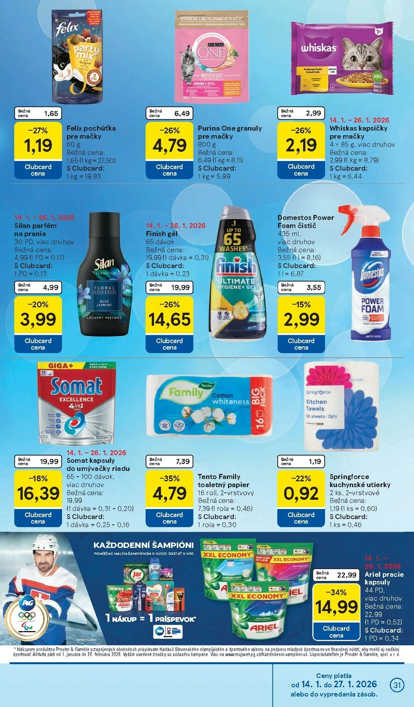 Page 31 of Aktuálny tesco leták platný od stredy 14.01 do 20.01