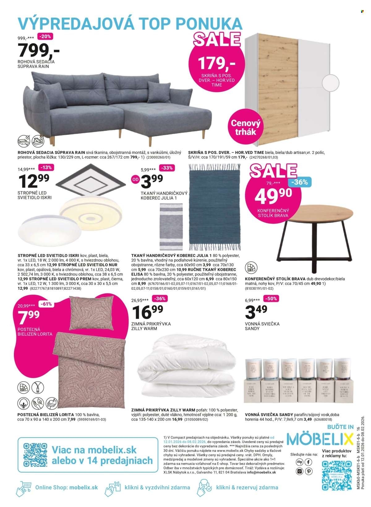Page 16 of Aktuálny mobelix leták platný od pondelka 12.01 do 08.02