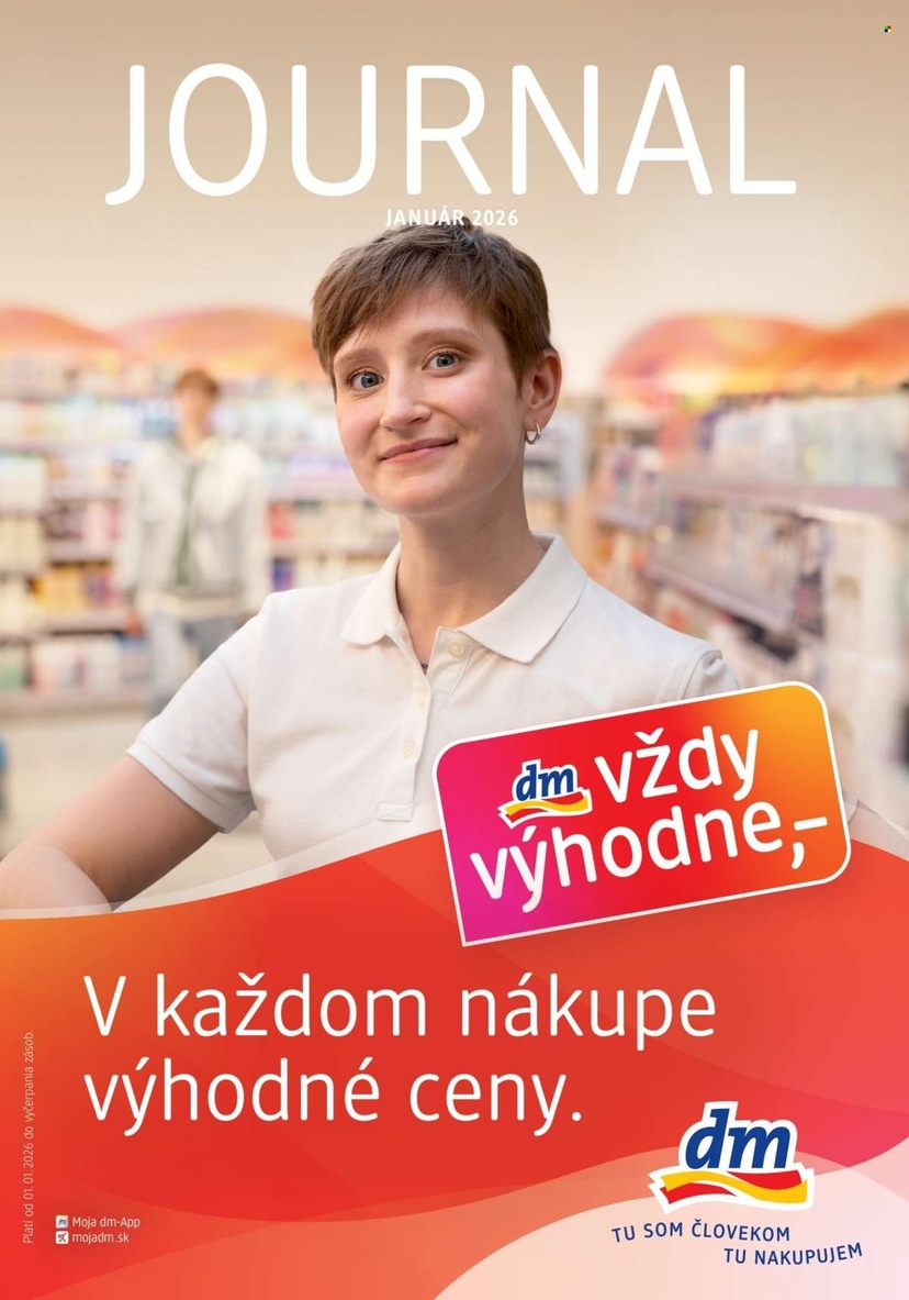 Aktuálny dm-drogerie leták platný od štvrtka 01.01 do 31.01
