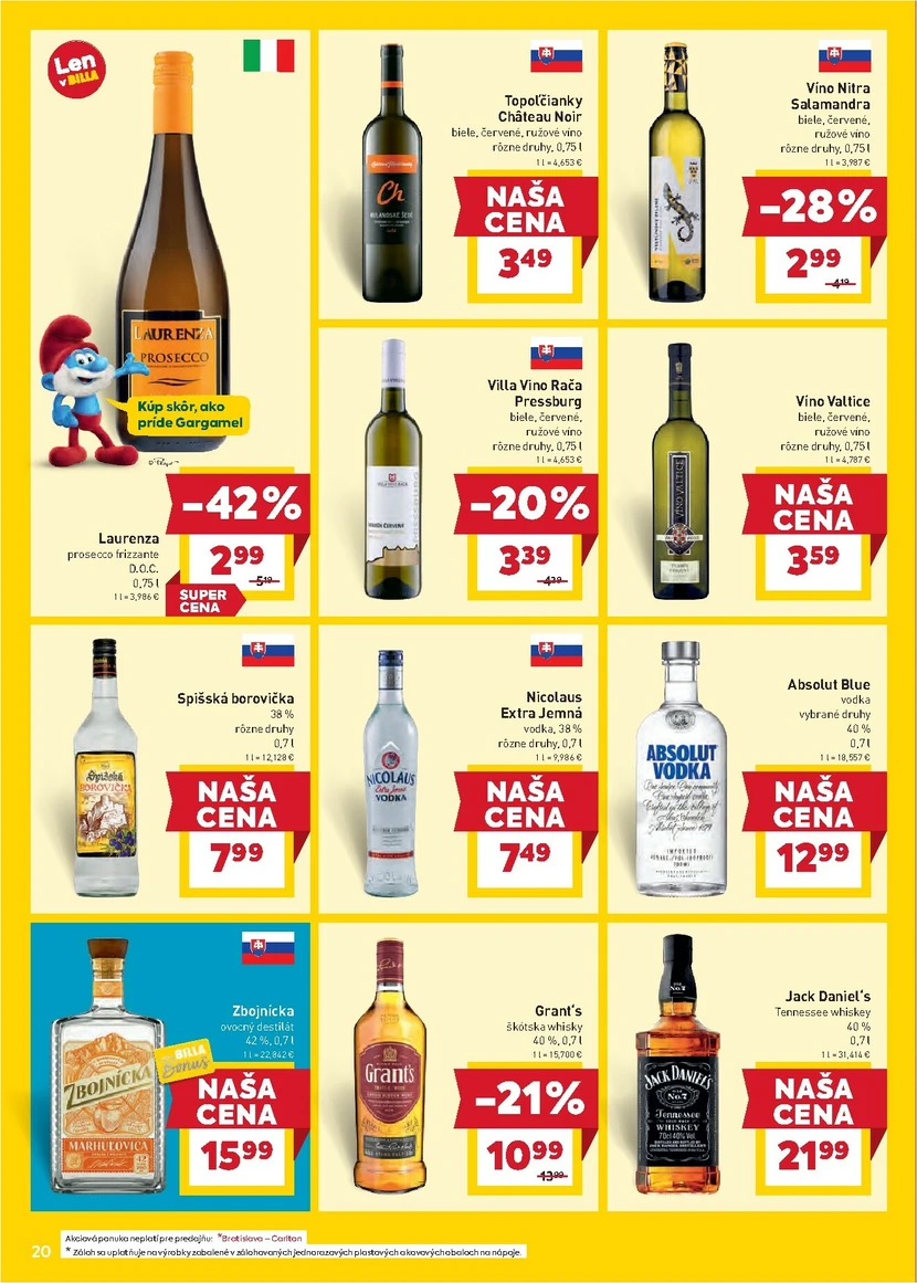 Page 20 of Aktuálny billa leták platný od stredy 14.01 do 20.01