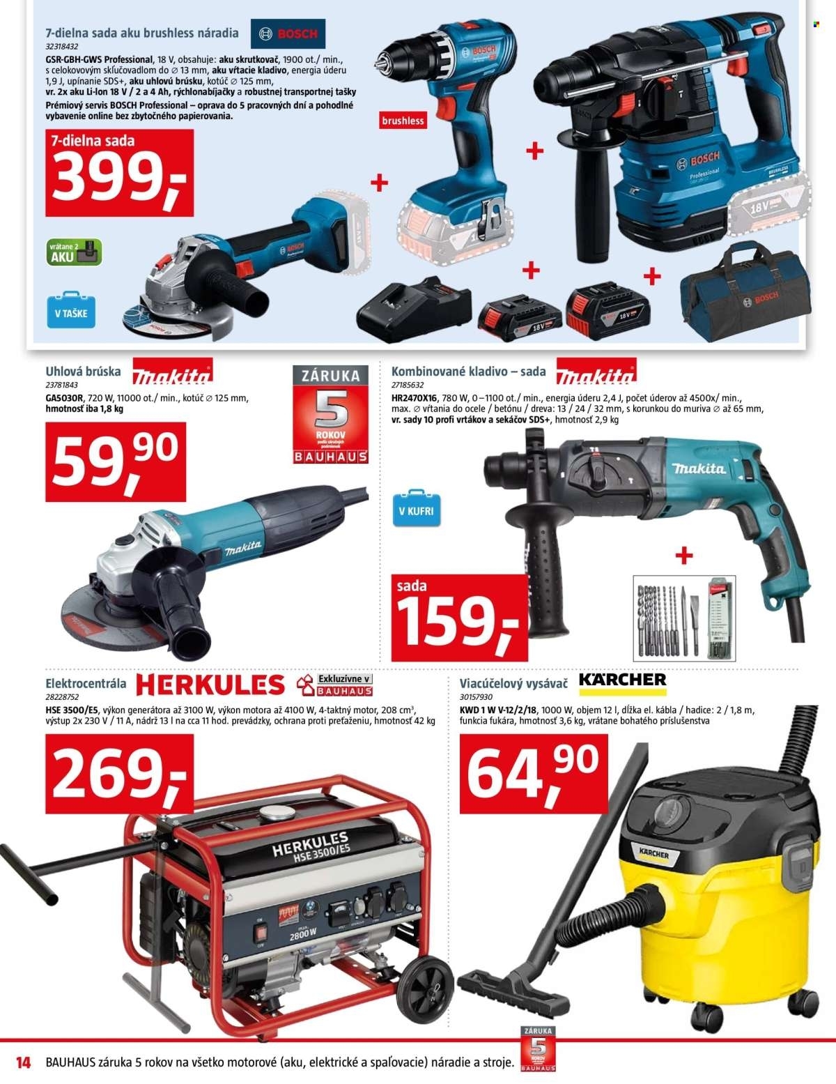 Page 14 of Aktuálny bauhaus leták platný od pondelka 12.01 do 08.02