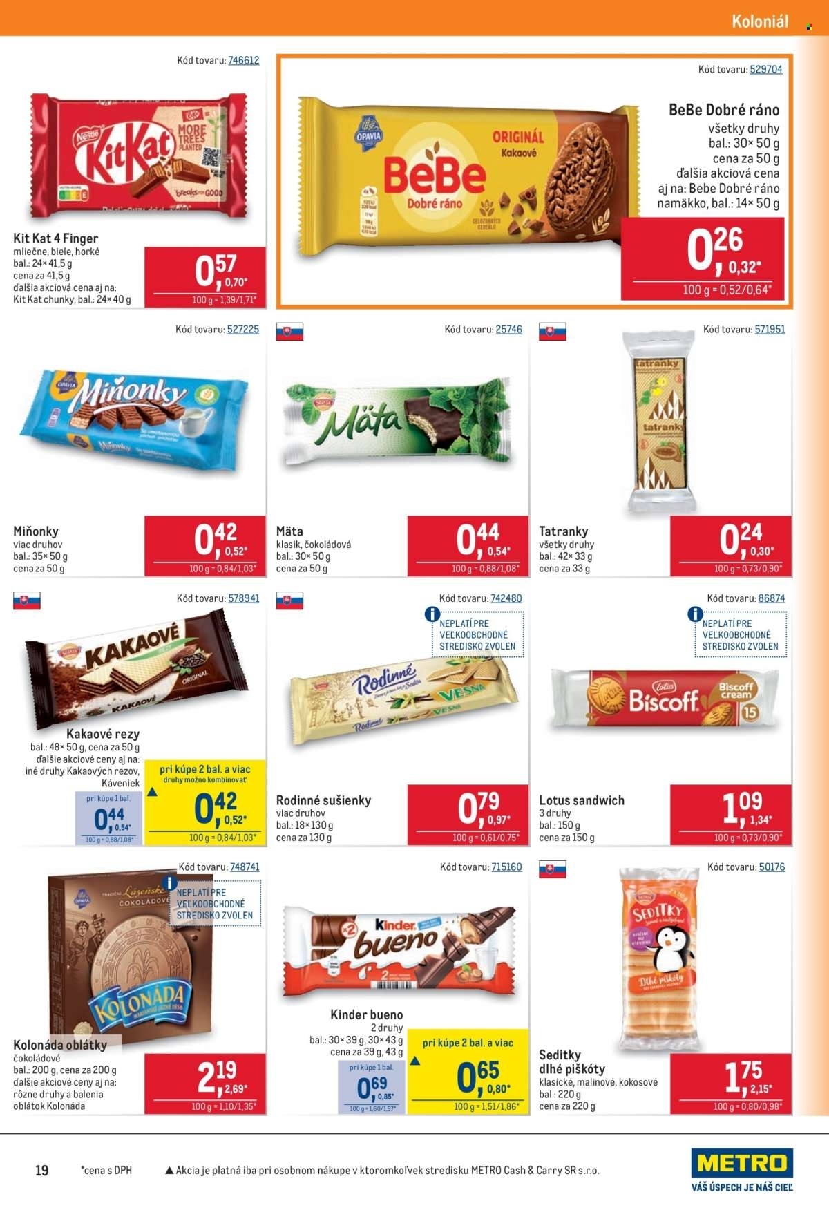 Page 19 of Aktuálny metro leták platný od stredy 14.01 do 27.01