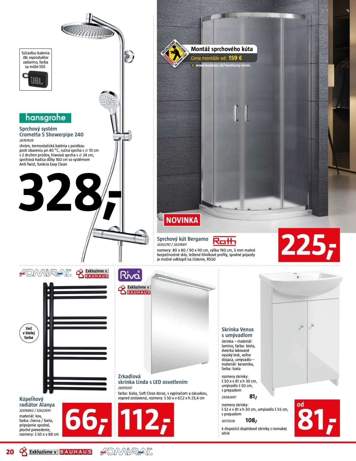 Page 20 of Aktuálny bauhaus leták platný od pondelka 12.01 do 08.02
