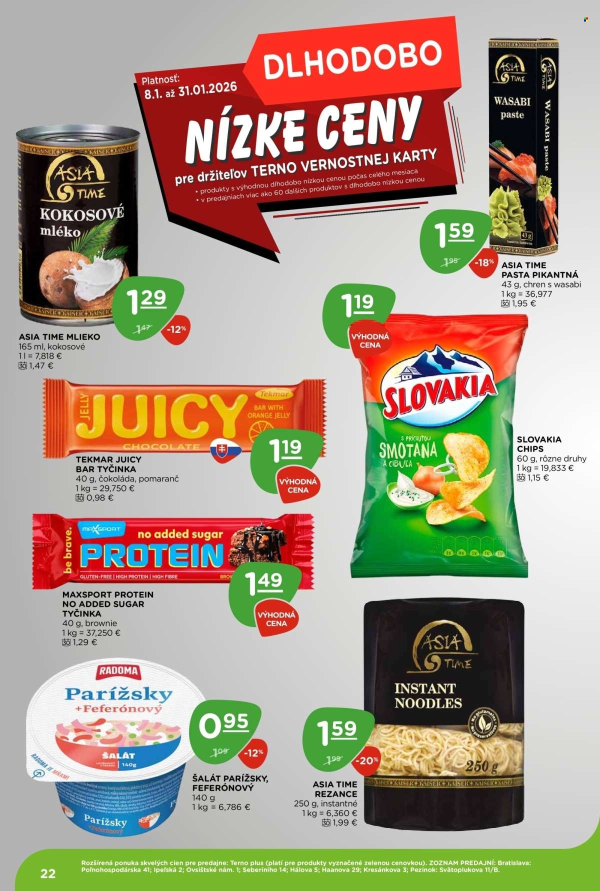 Page 22 of Aktuálny terno leták platný od štvrtka 15.01 do 21.01