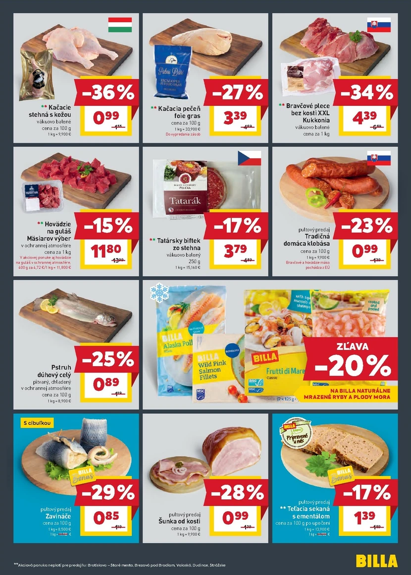 Page 9 of Aktuálny billa leták platný od stredy 14.01 do 20.01