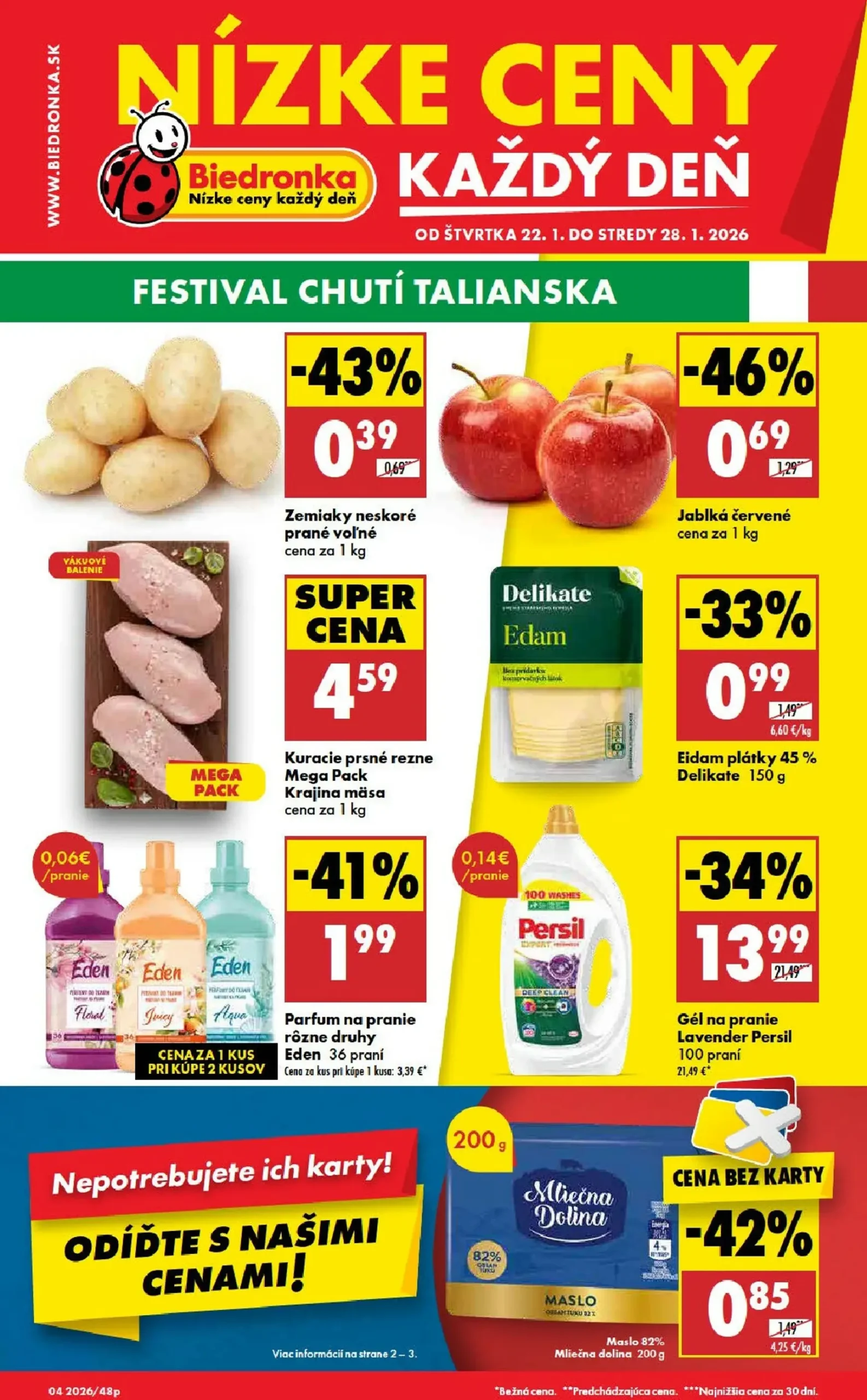 Aktuálny biedronka leták platný od štvrtka 22.01 do 28.01