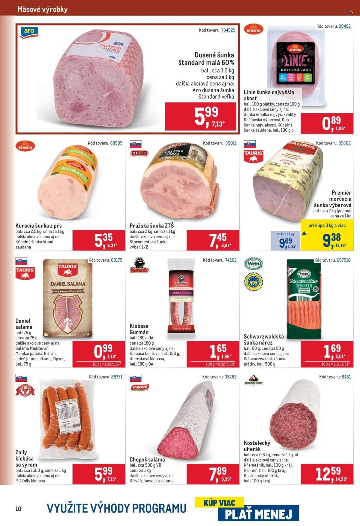 Page 10 of Aktuálny metro leták platný od stredy 14.01 do 27.01