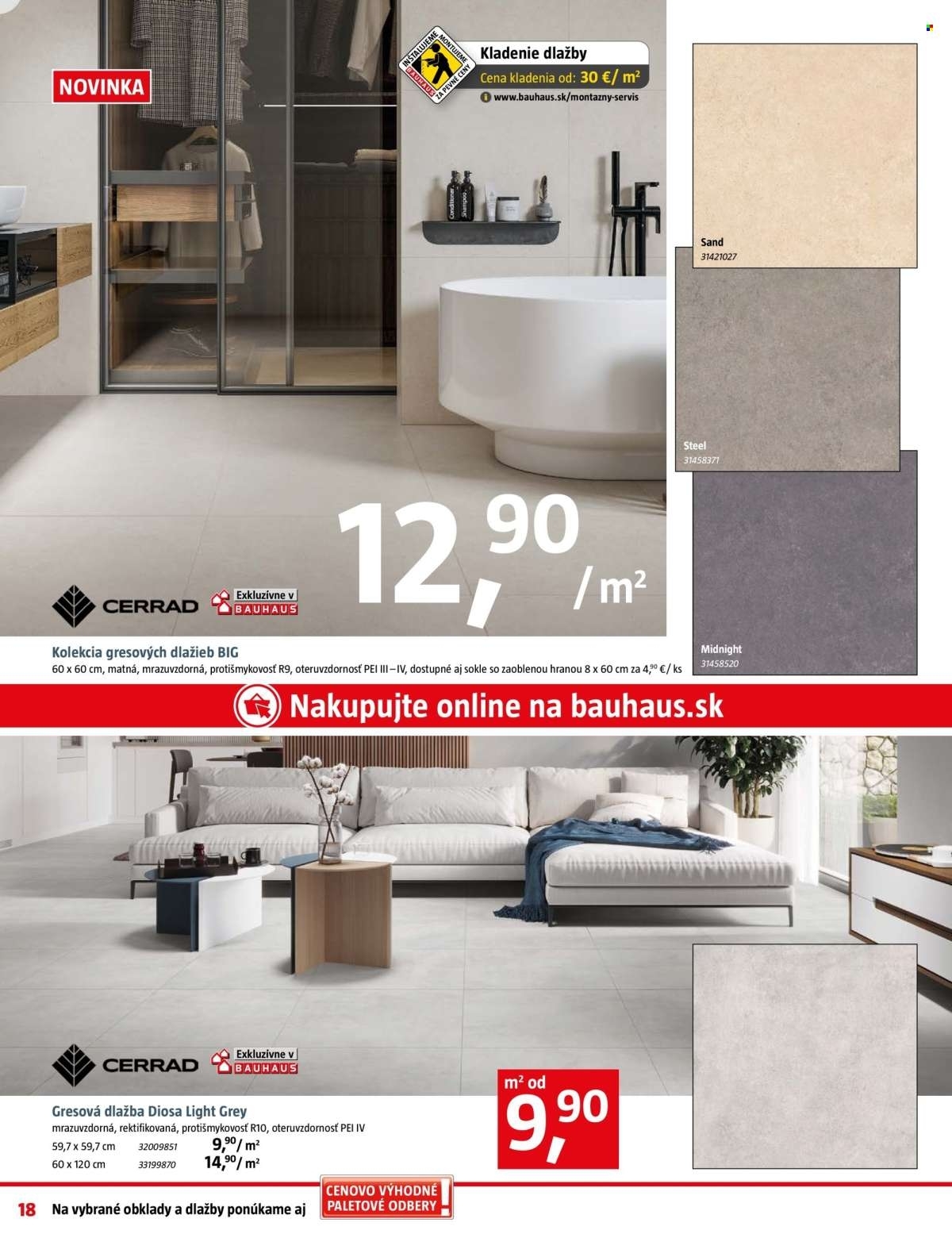 Page 18 of Aktuálny bauhaus leták platný od pondelka 12.01 do 08.02