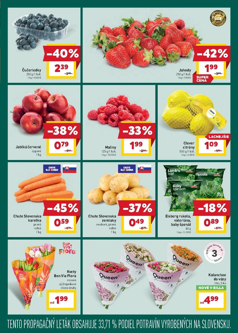 Page 3 of Aktuálny billa leták platný od stredy 14.01 do 20.01