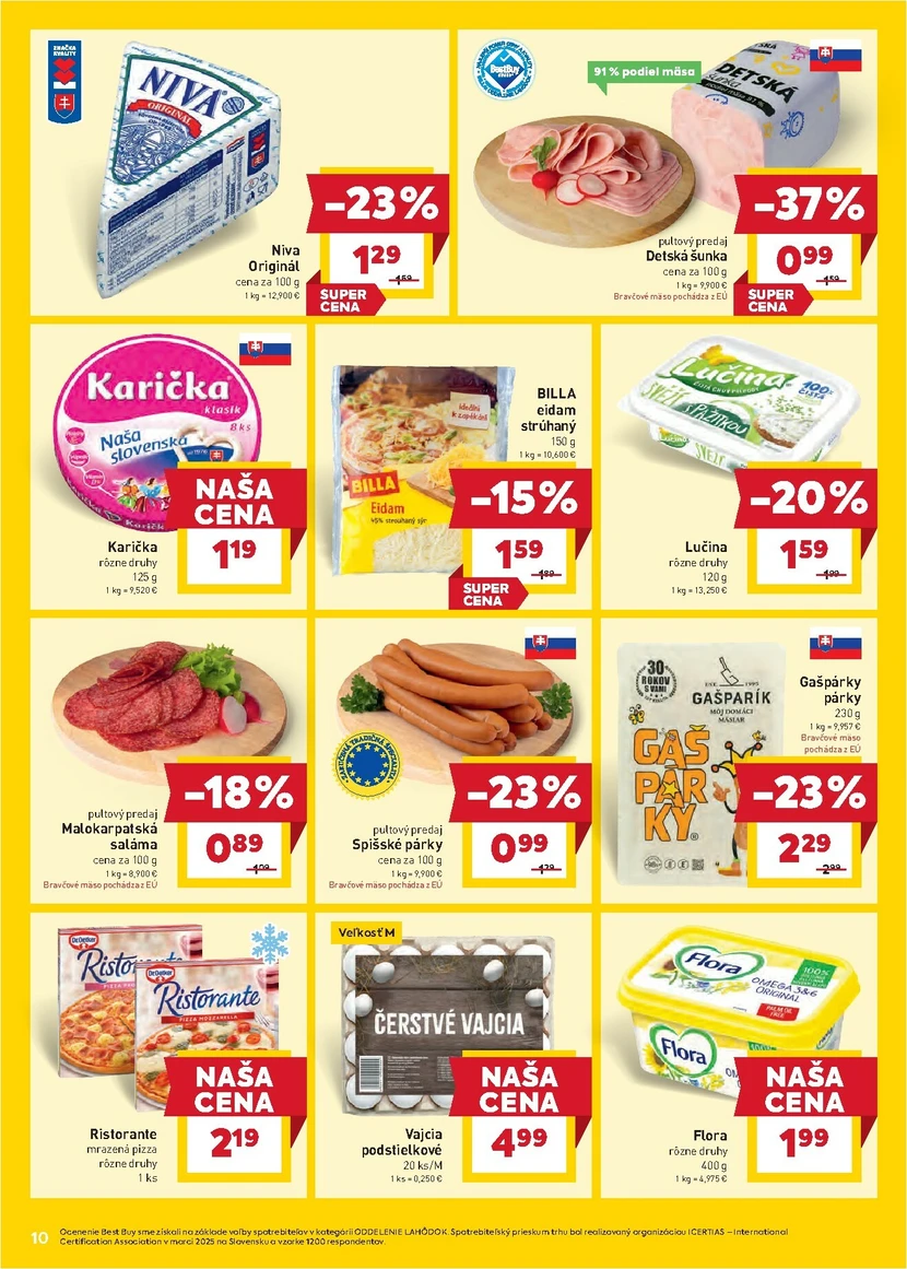 Page 10 of Aktuálny billa leták platný od stredy 14.01 do 20.01