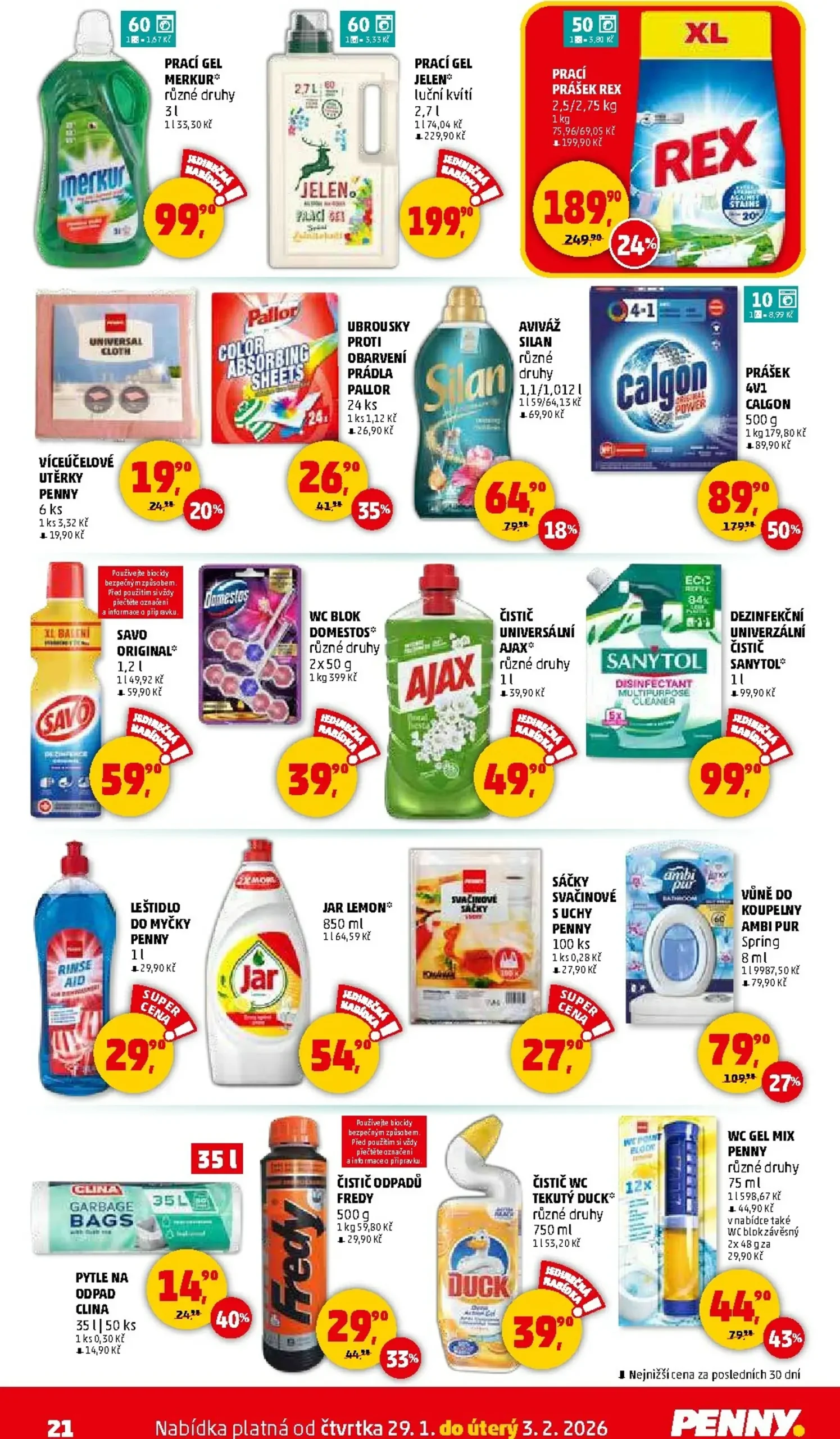 Page 21 of Aktuálny penny-cesko leták platný od štvrtka 29.01 do 03.02