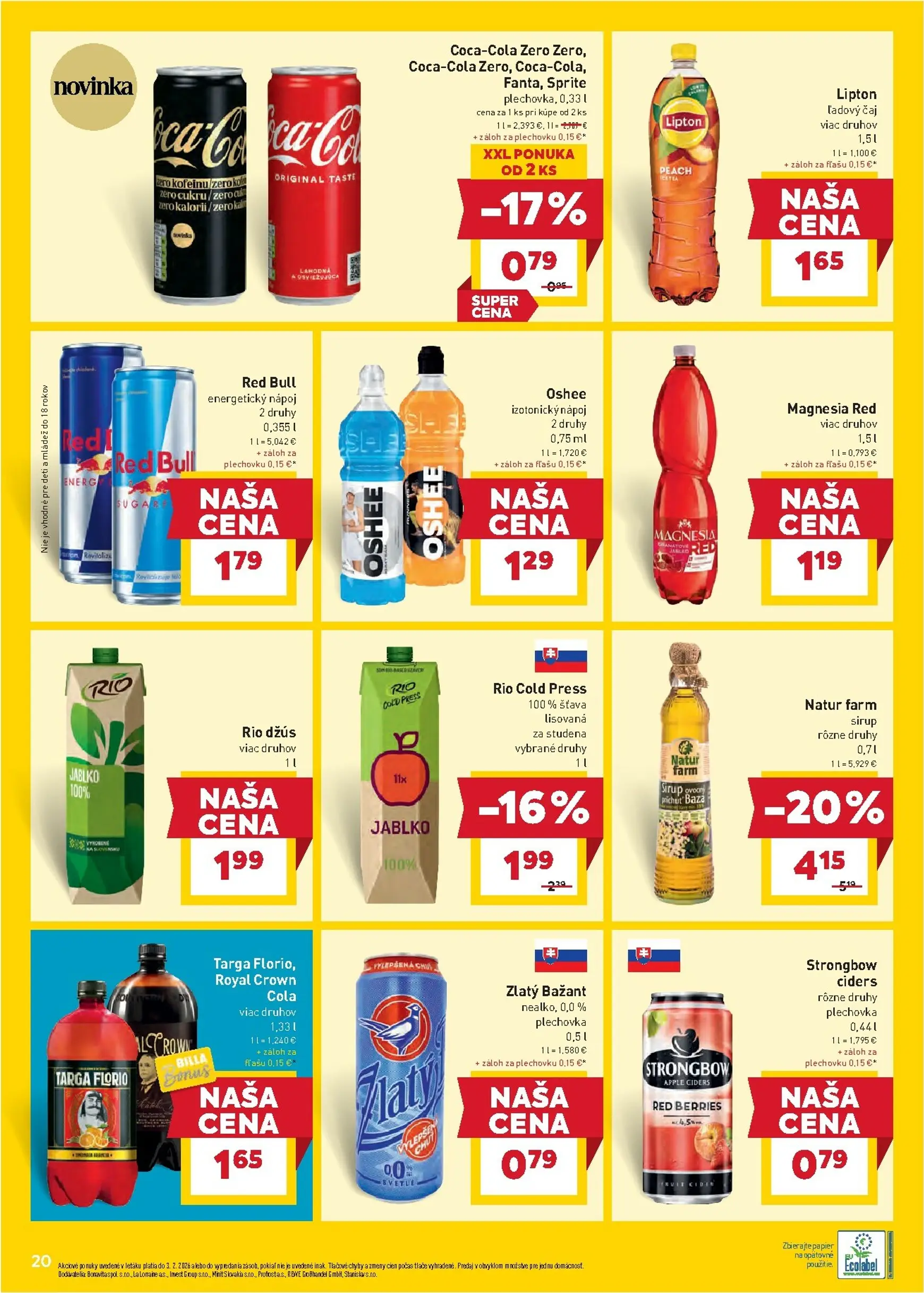 Page 19 of Aktuálny billa leták platný od stredy 28.01 do 03.02