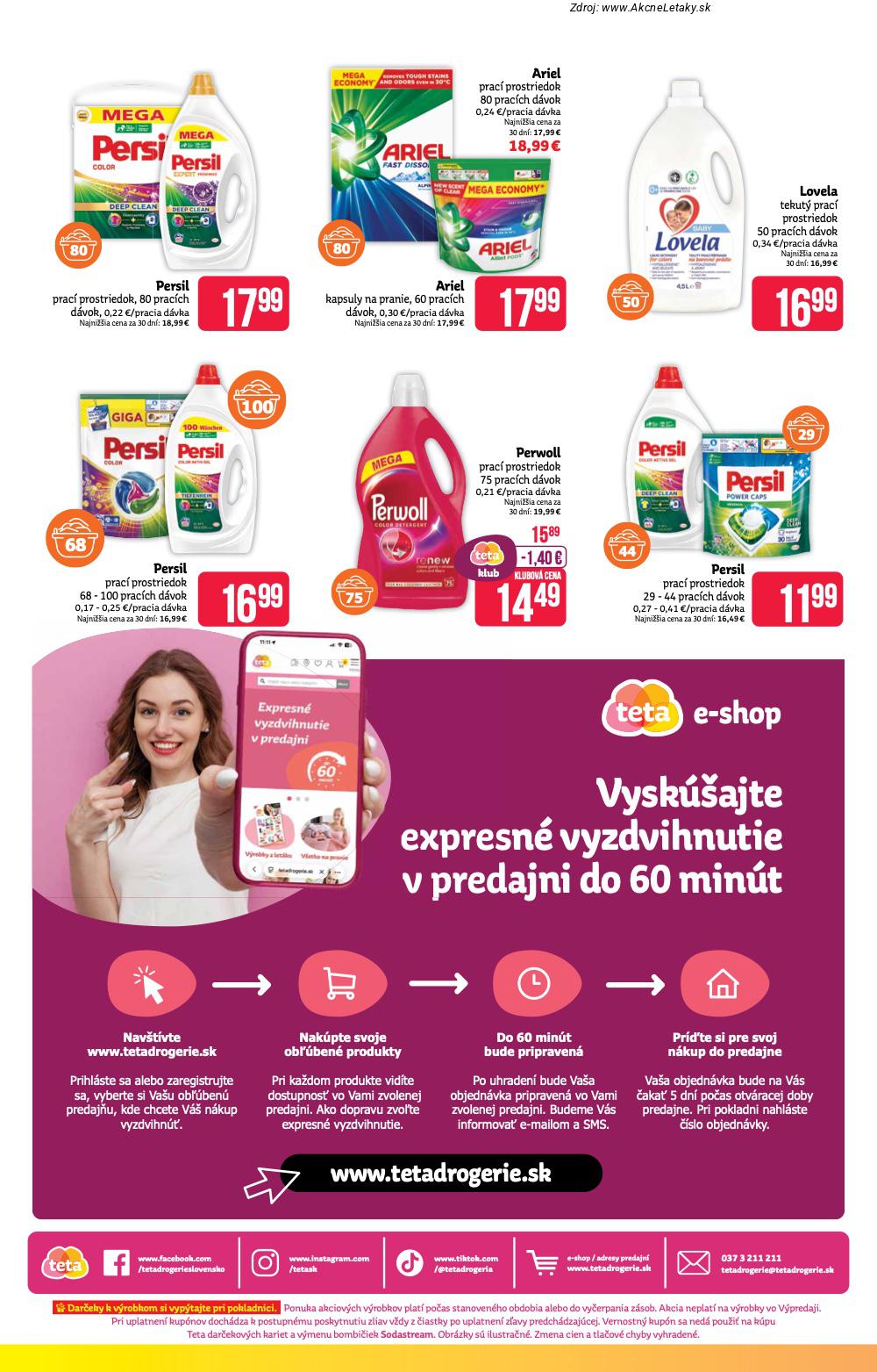 Page 16 of Aktuálny teta-drogerie leták platný od pondelka 19.01 do 28.01