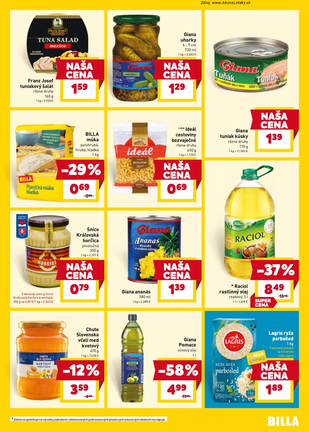 Page 19 of Aktuálny billa leták platný od stredy 21.01 do 27.01
