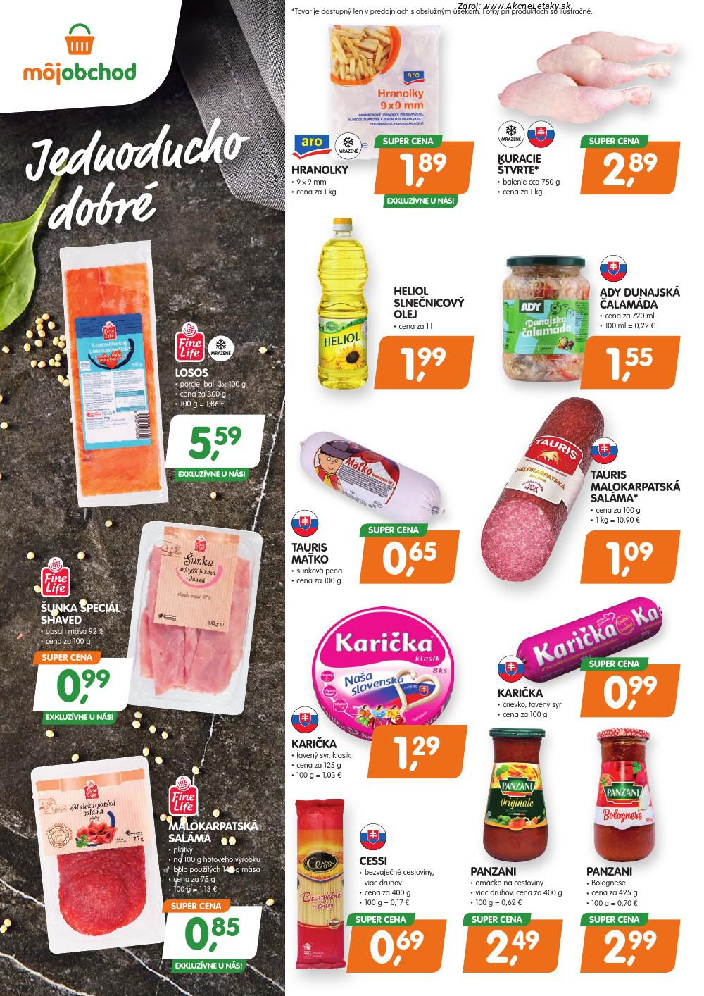 Page 2 of Aktuálny moj-obchod leták platný od piatka 16.01 do 29.01