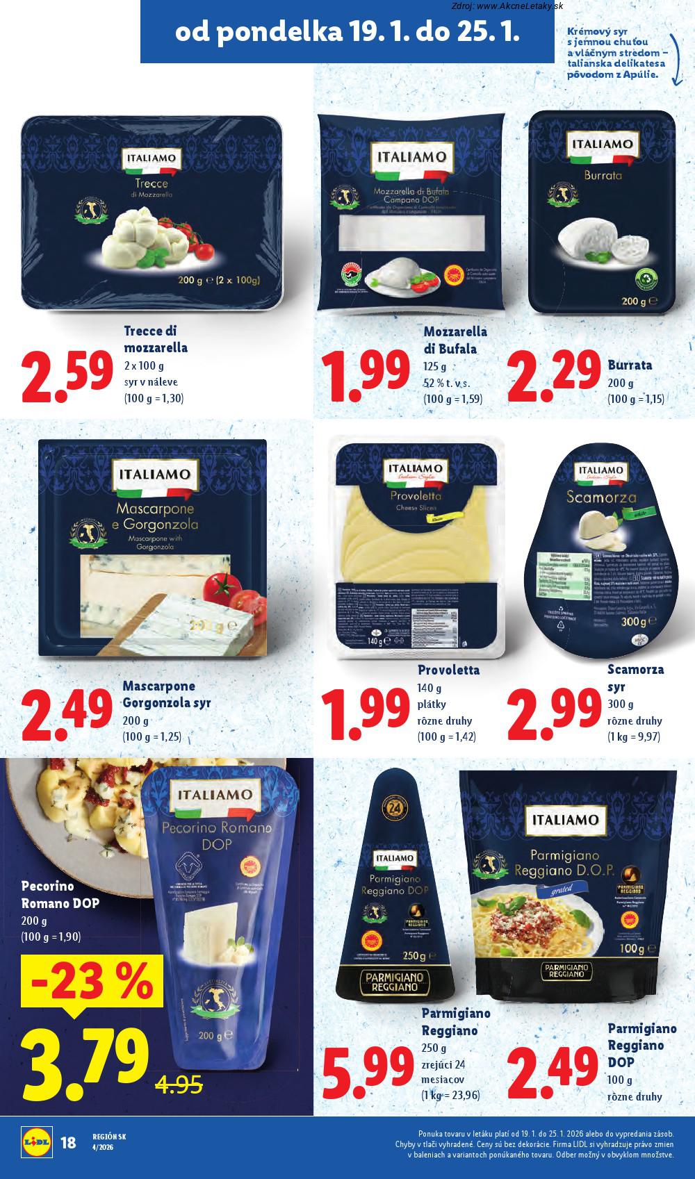 Page 22 of Aktuálny lidl leták platný od pondelka 19.01 do 25.01