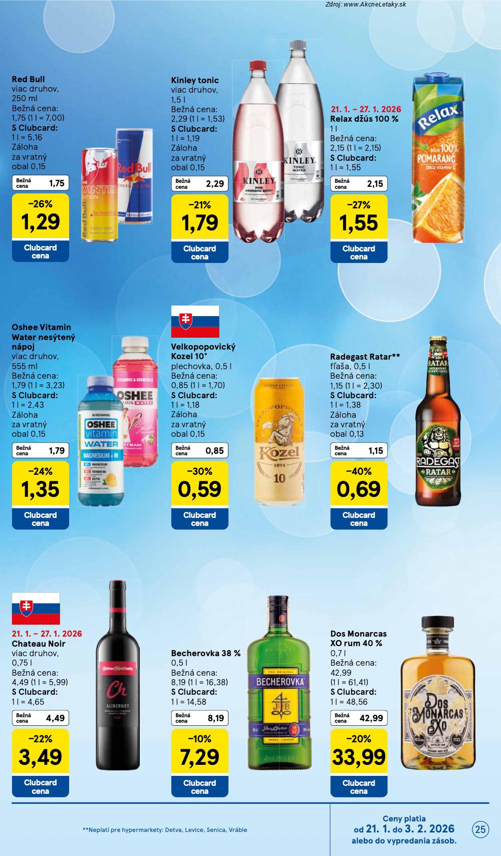 Page 25 of Aktuálny tesco leták platný od stredy 21.01 do 27.01