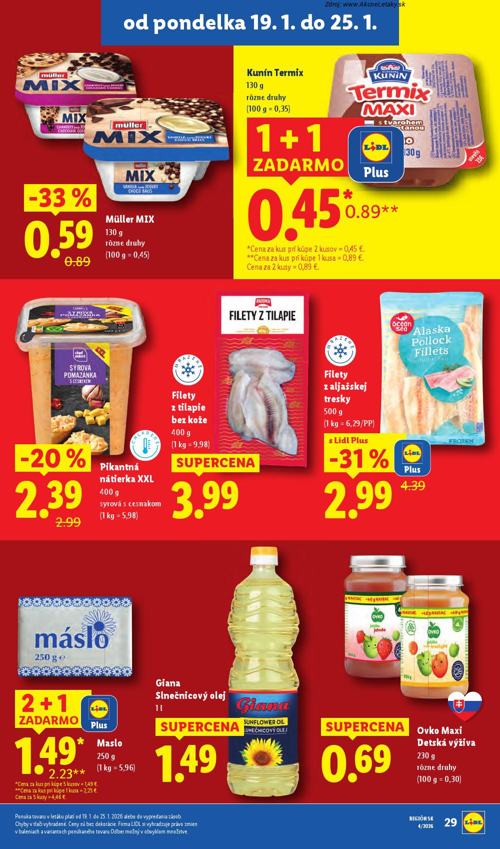 Page 33 of Aktuálny lidl leták platný od pondelka 19.01 do 25.01
