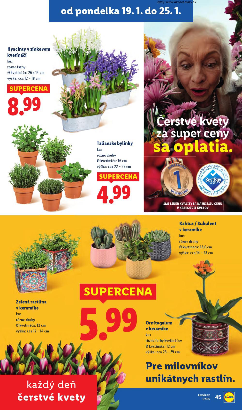 Page 46 of Aktuálny lidl leták platný od pondelka 19.01 do 25.01