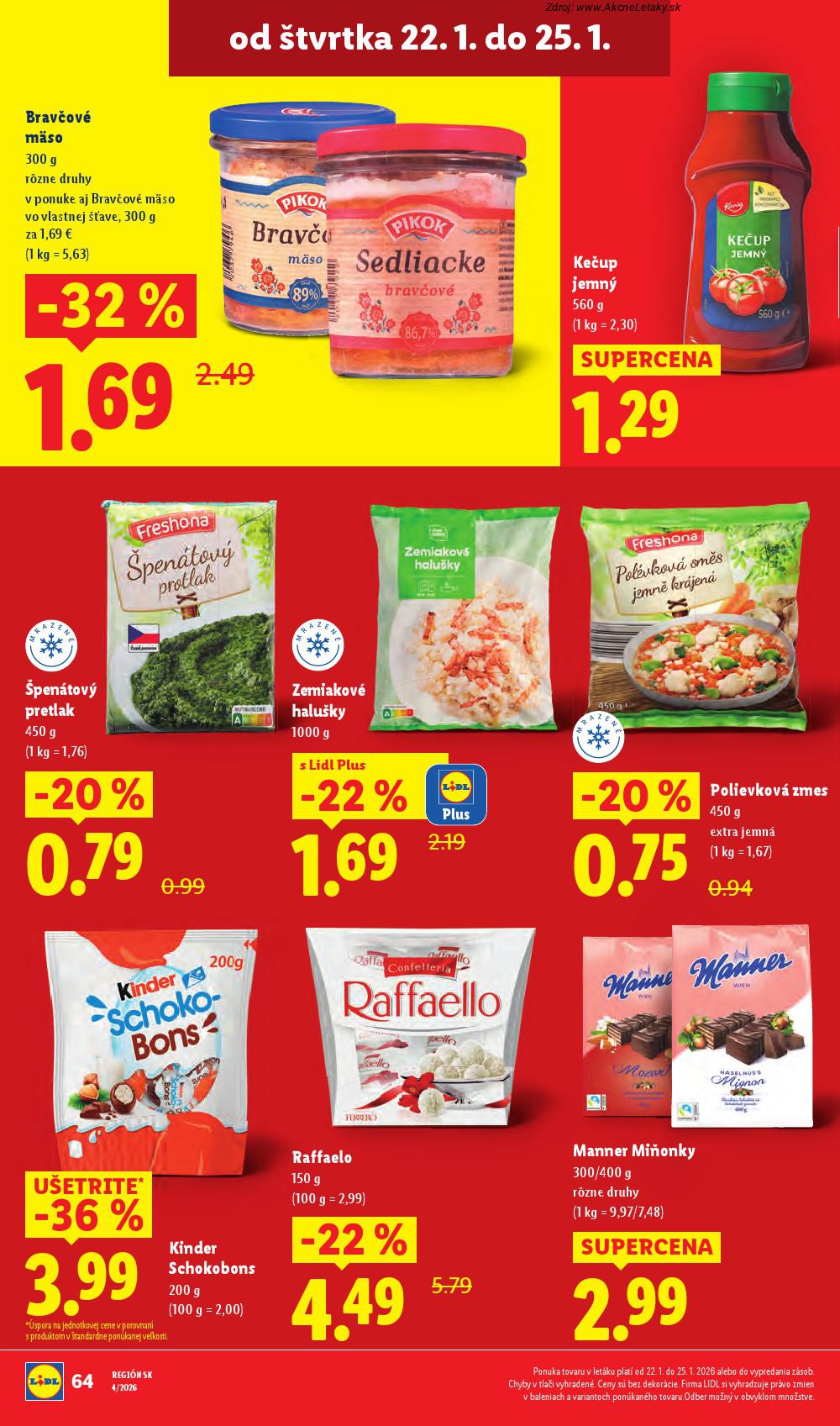 Page 72 of Aktuálny lidl leták platný od pondelka 19.01 do 25.01