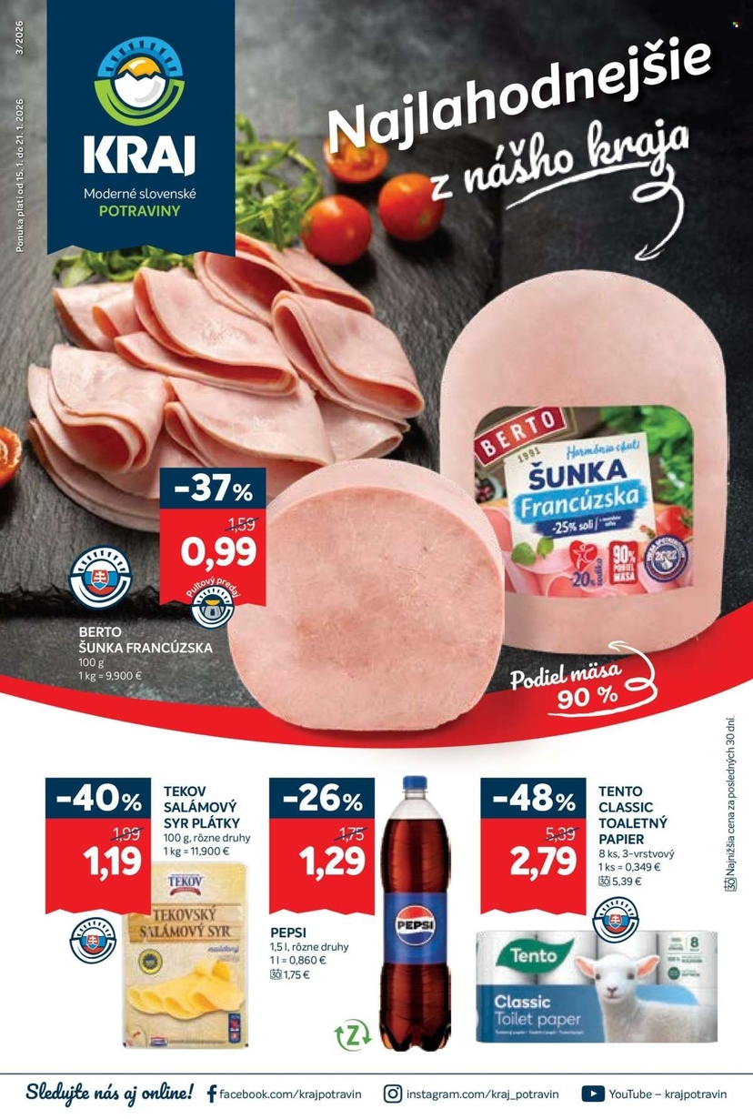 Aktuálny kraj leták platný od štvrtka 15.01 do 21.01