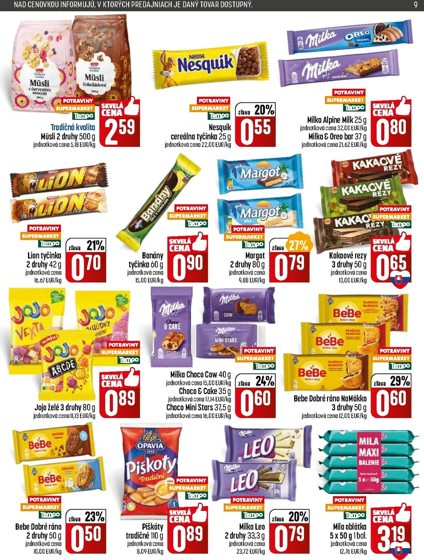 Page 9 of Aktuálny coop-jednota leták platný od štvrtka 15.01 do 21.01