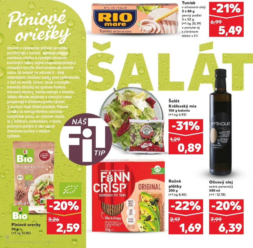 Page 12 of Aktuálny kaufland leták platný od soboty 03.01 do 31.01