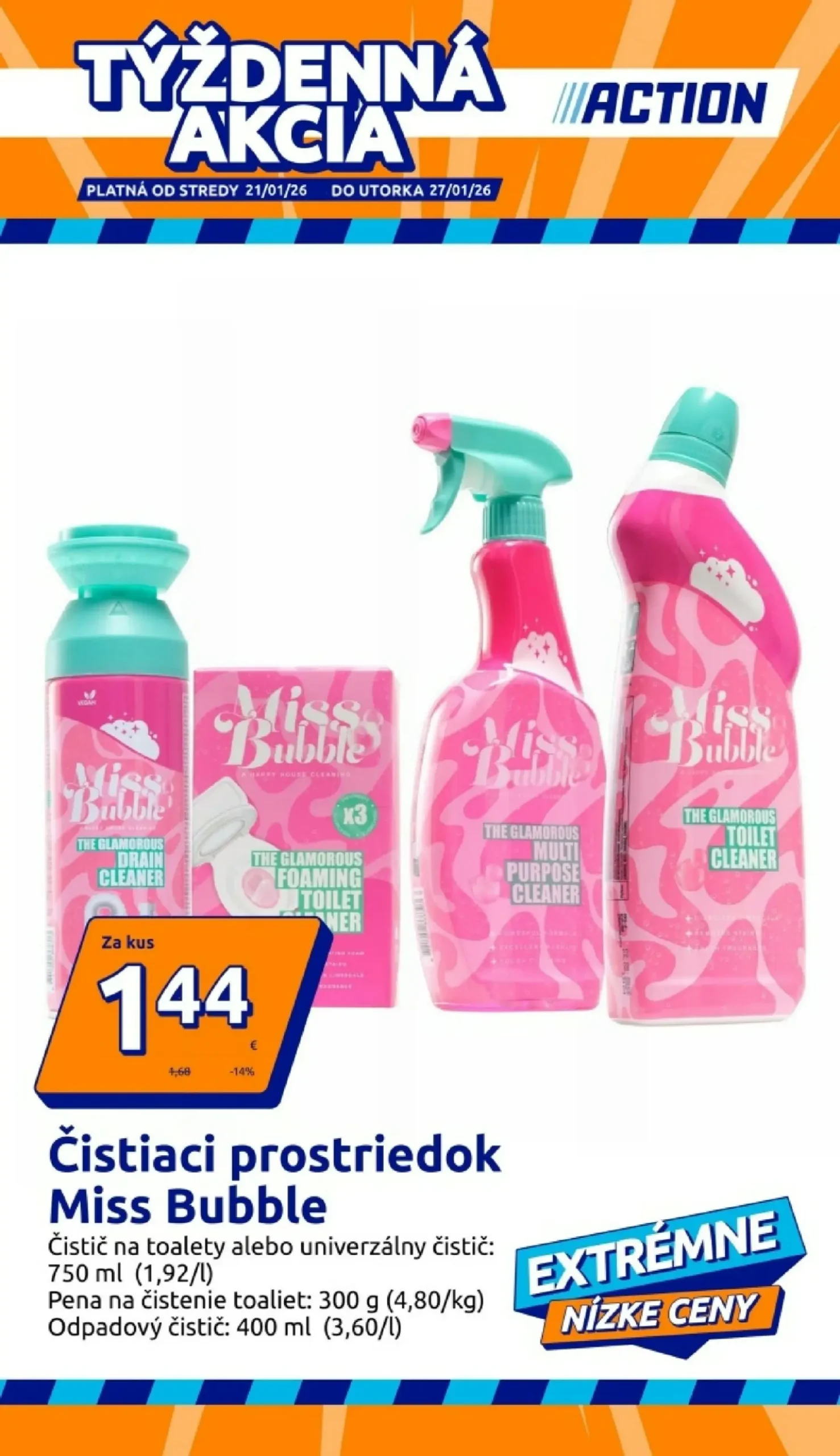 Aktuálny action leták platný od stredy 21.01 do 27.01