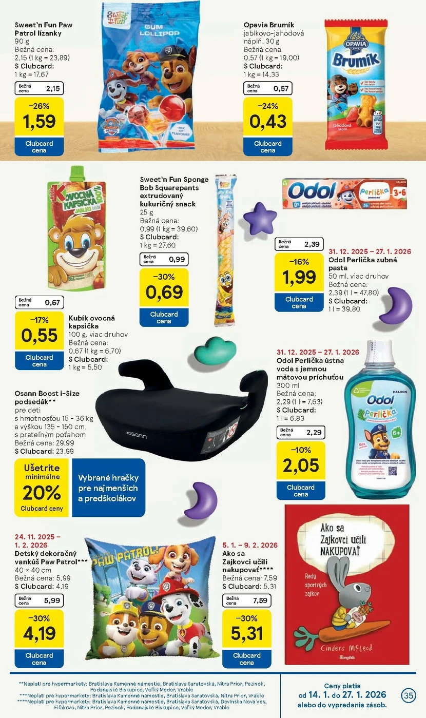 Page 35 of Aktuálny tesco leták platný od stredy 14.01 do 20.01