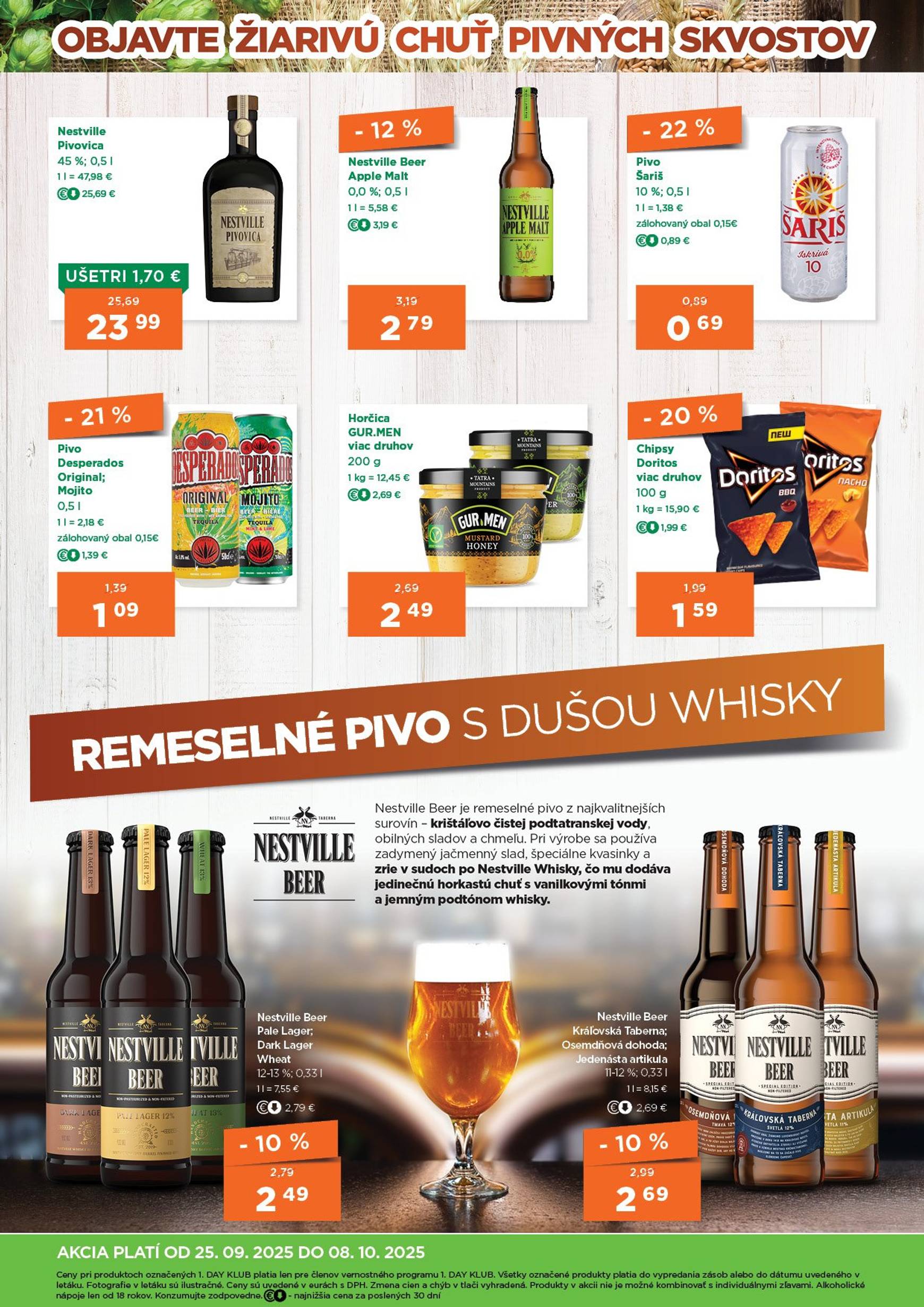 Page 4 of Aktuálny 1day leták platný od štvrtka 25.09 do 08.10