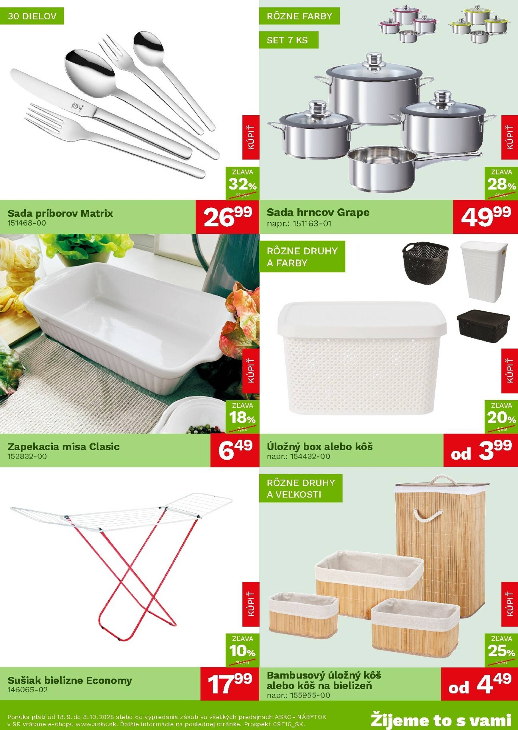 Page 2 of Aktuálny asko-nabytok leták platný od štvrtka 18.09 do 08.10