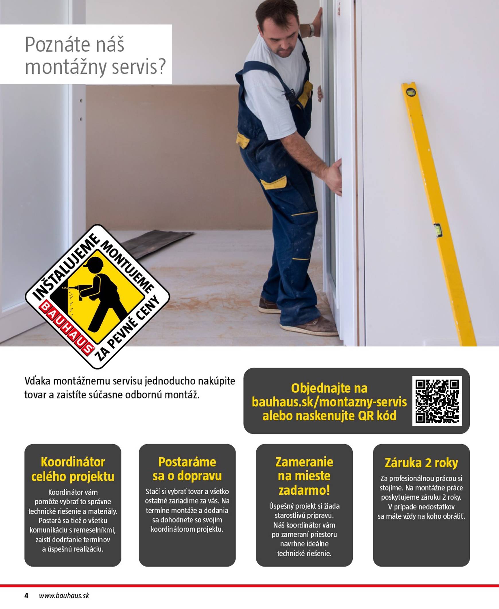 Page 4 of Aktuálny bauhaus leták platný od piatka 01.08 do 31.12