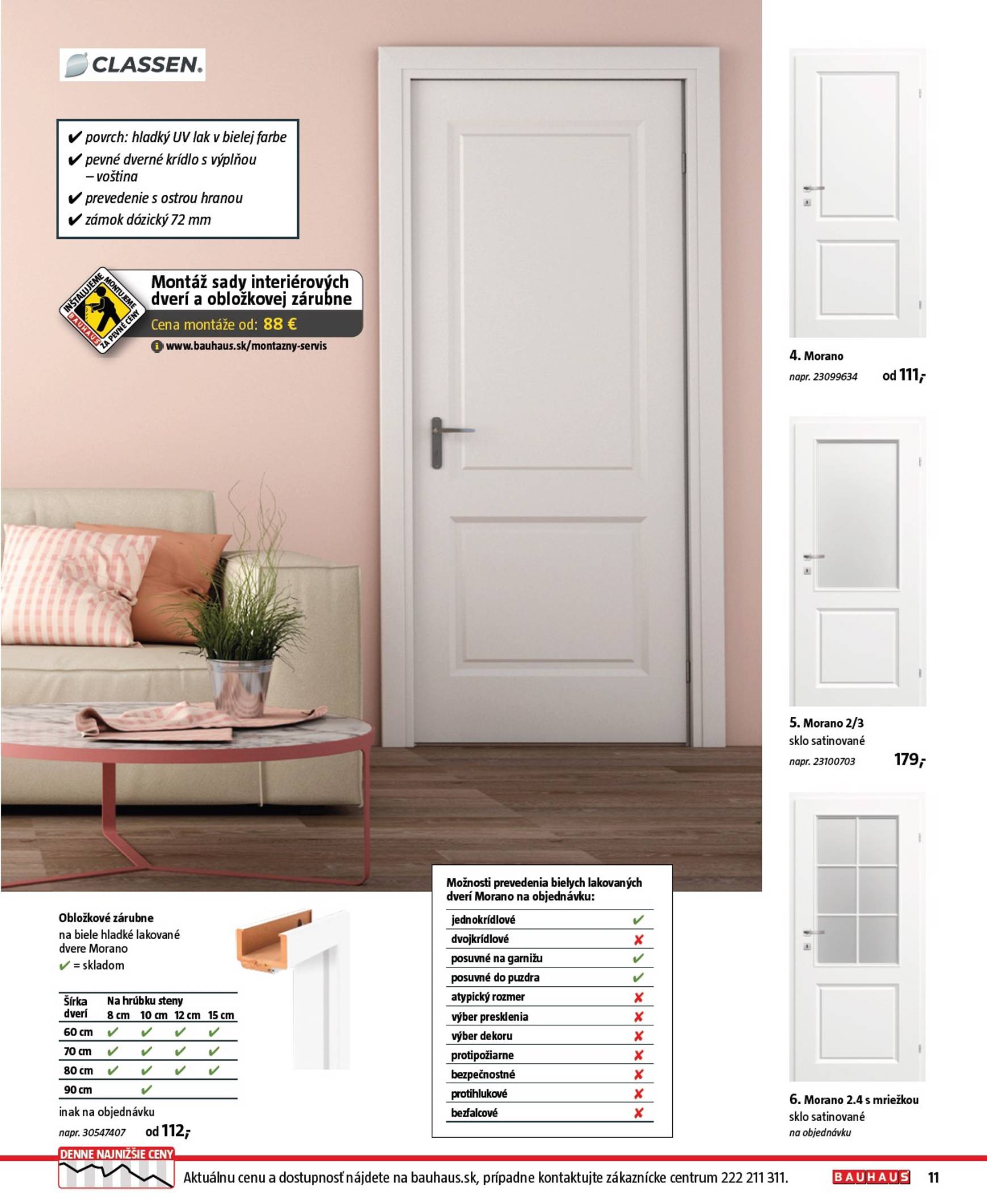 Page 11 of Aktuálny bauhaus leták platný od piatka 01.08 do 31.12