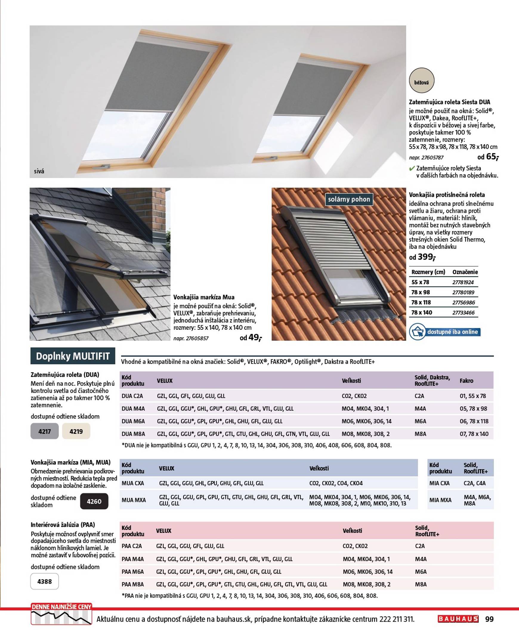 Page 99 of Aktuálny bauhaus leták platný od piatka 01.08 do 31.12