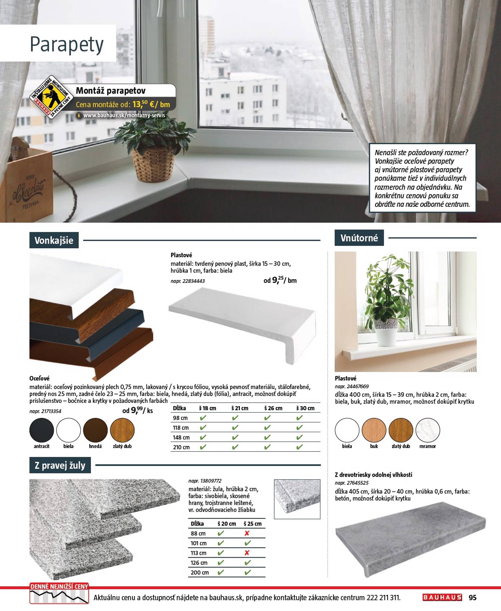Page 95 of Aktuálny bauhaus leták platný od piatka 01.08 do 31.12