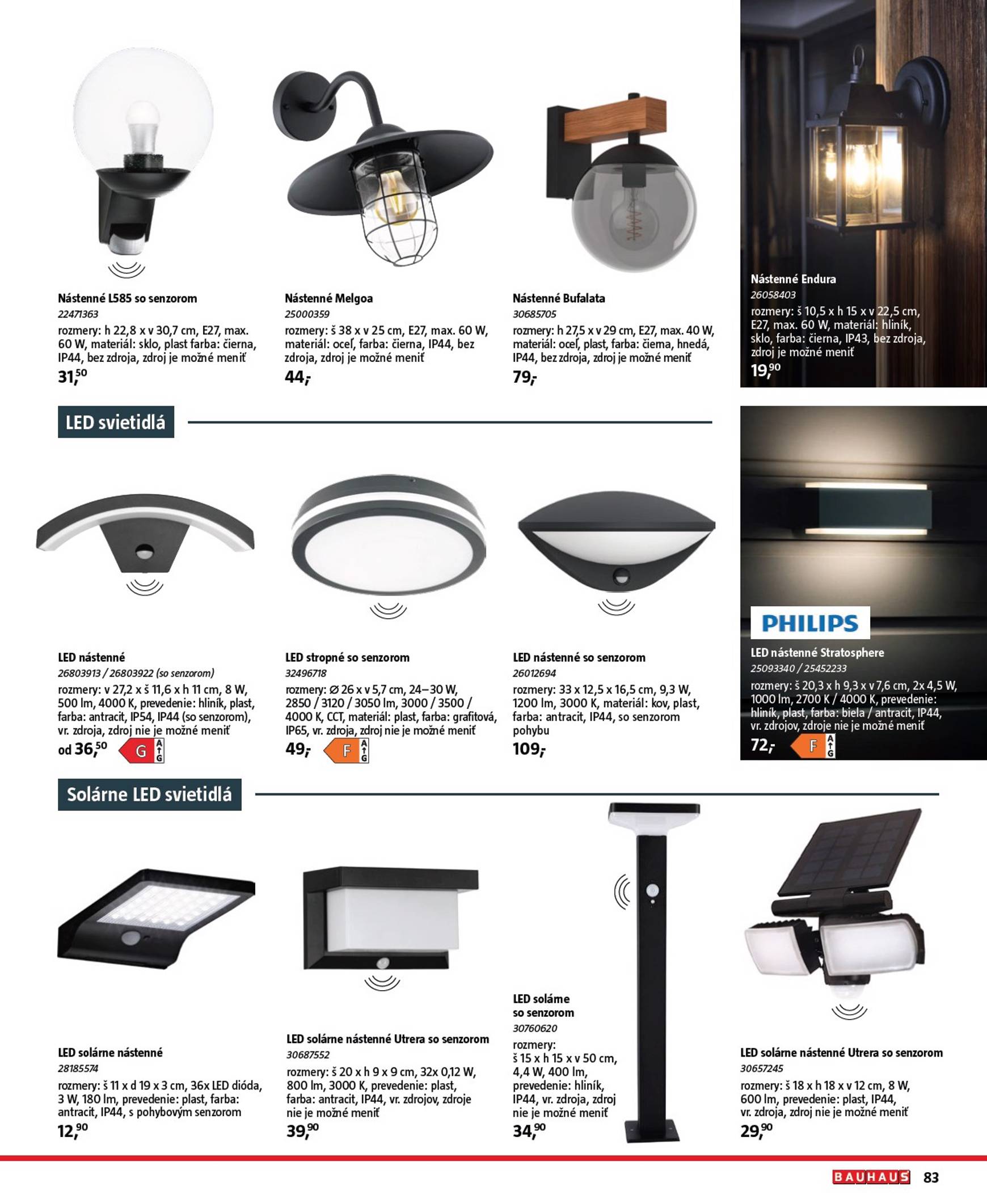 Page 83 of Aktuálny bauhaus leták platný od piatka 01.08 do 31.12