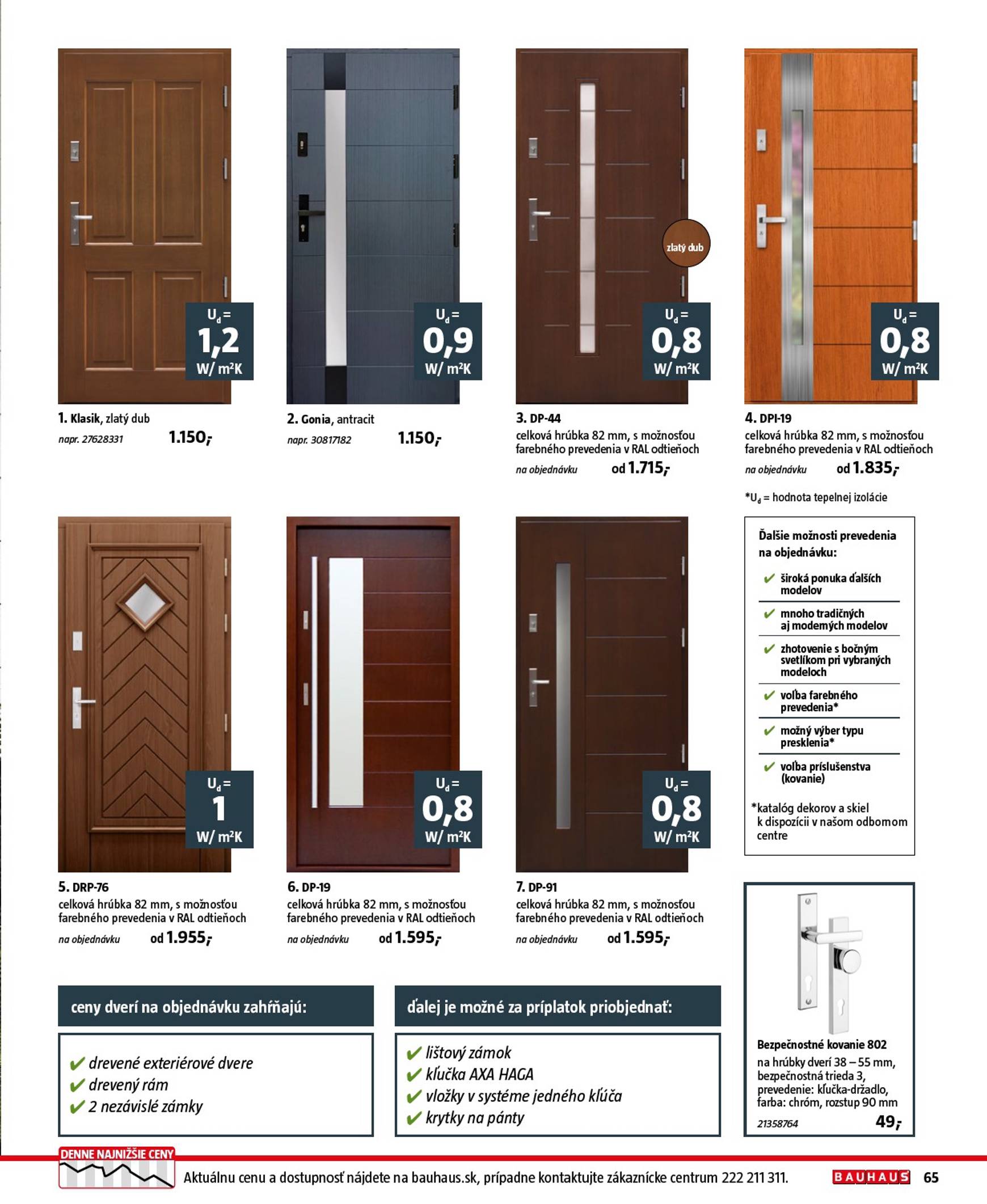 Page 65 of Aktuálny bauhaus leták platný od piatka 01.08 do 31.12