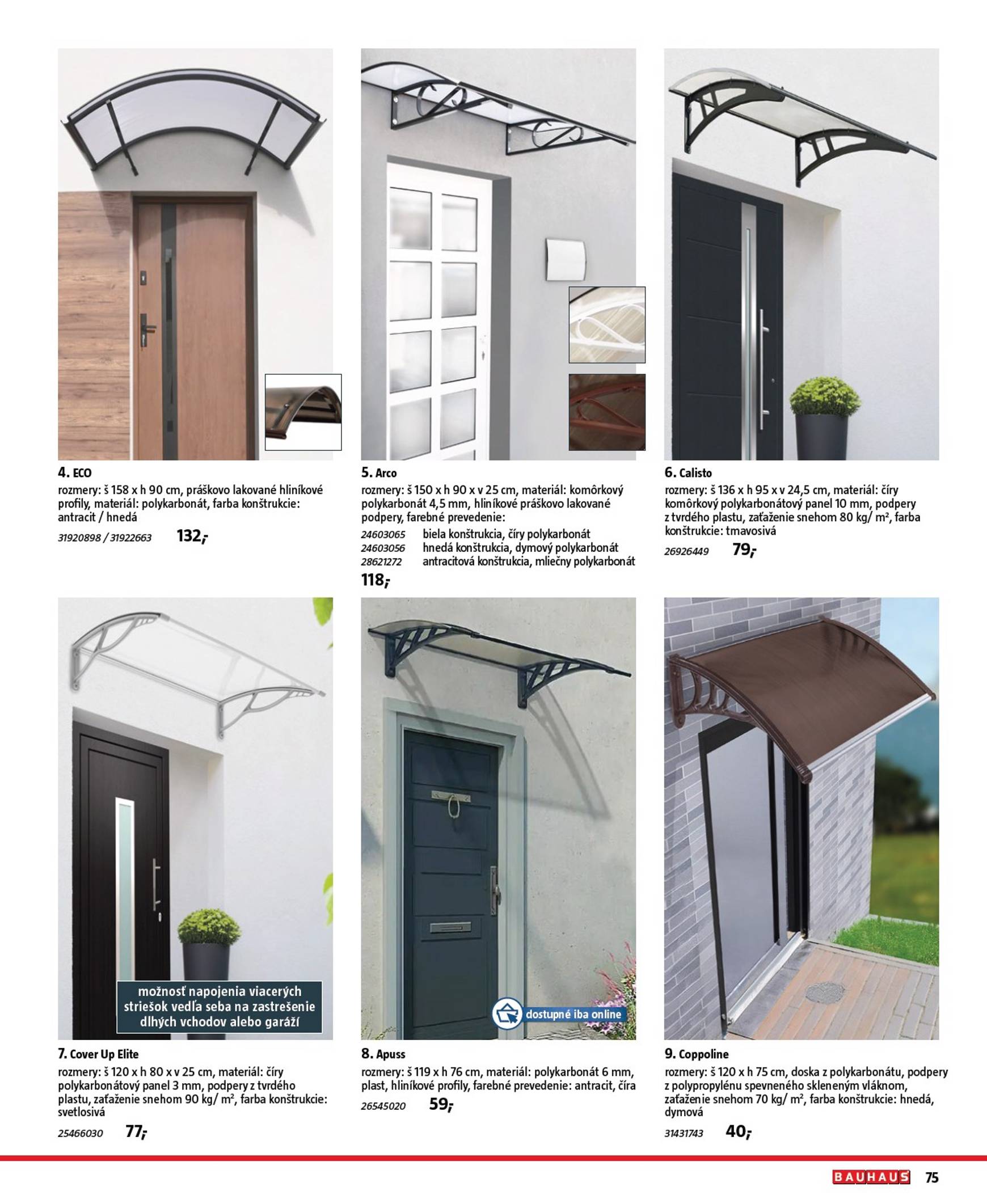 Page 75 of Aktuálny bauhaus leták platný od piatka 01.08 do 31.12