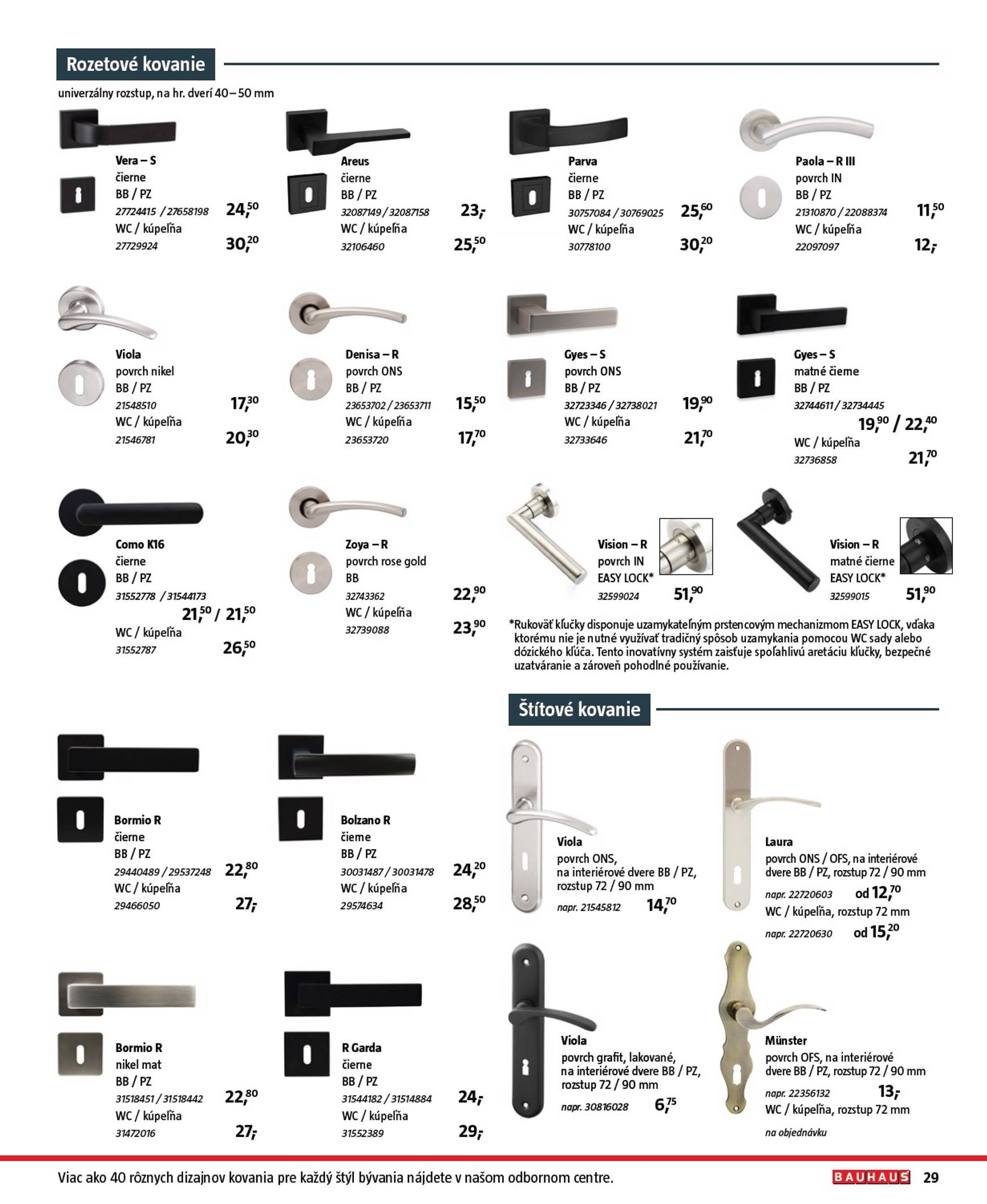 Page 29 of Aktuálny bauhaus leták platný od piatka 01.08 do 31.12