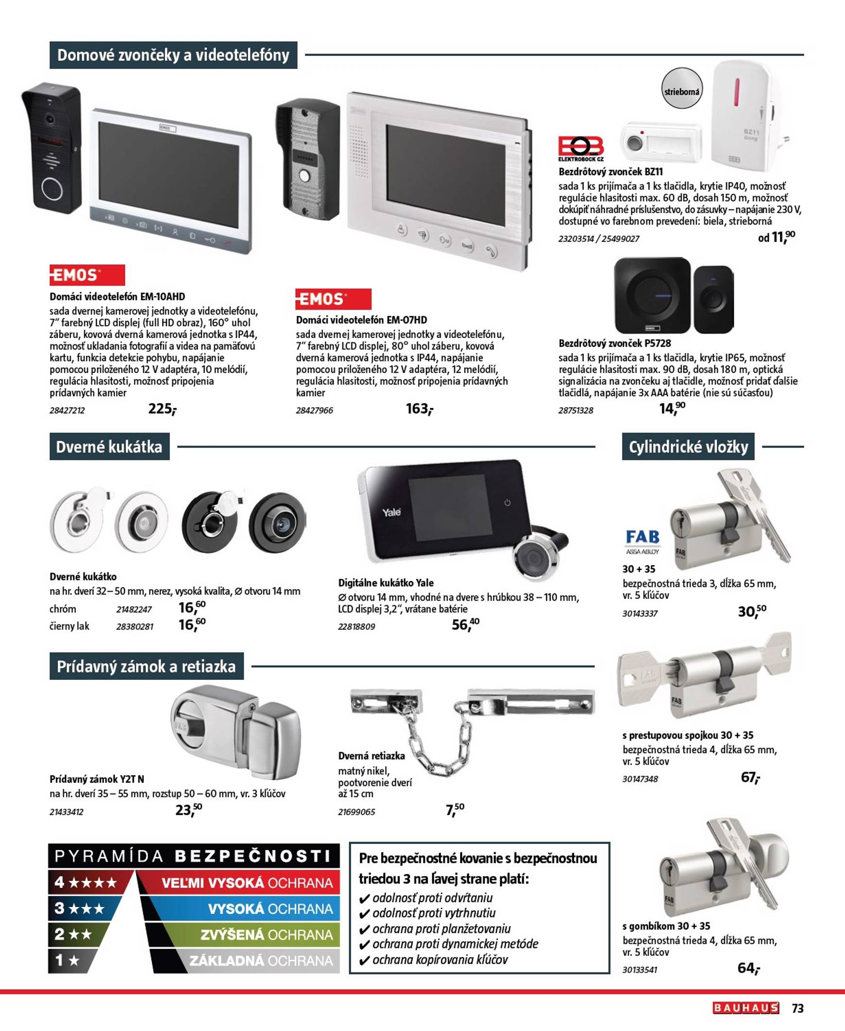 Page 73 of Aktuálny bauhaus leták platný od piatka 01.08 do 31.12