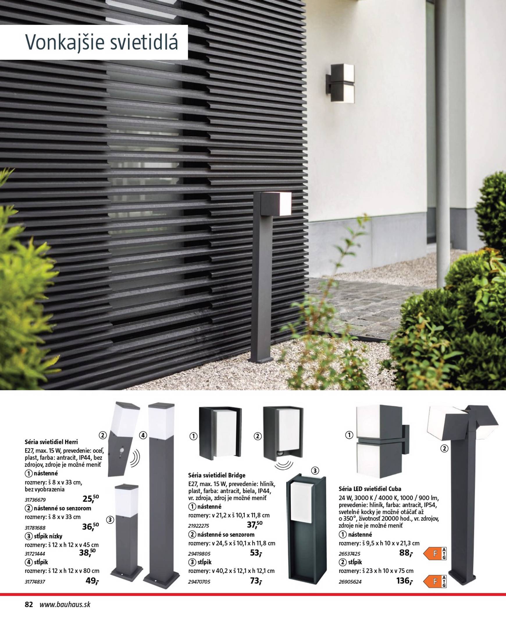 Page 82 of Aktuálny bauhaus leták platný od piatka 01.08 do 31.12