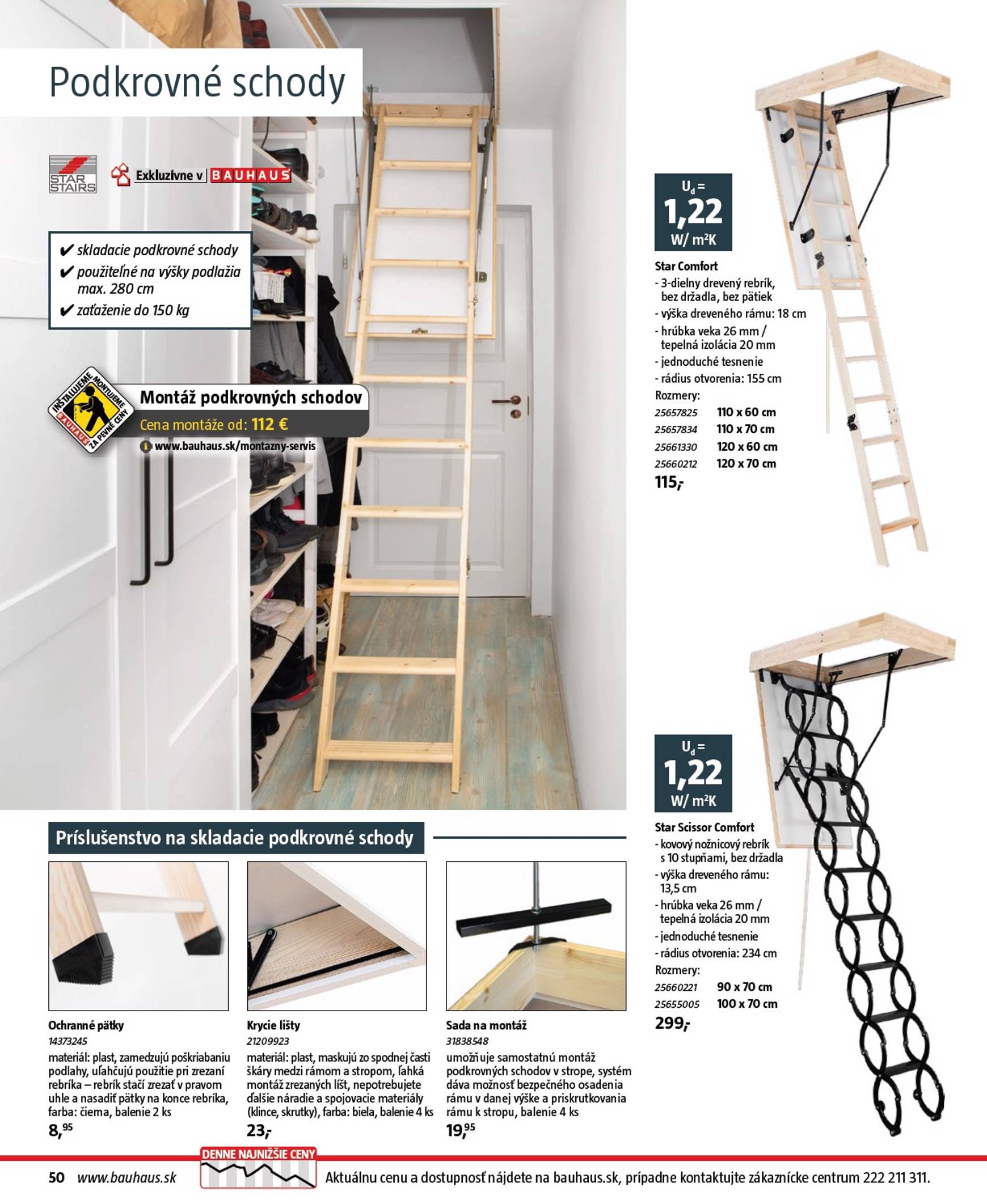 Page 50 of Aktuálny bauhaus leták platný od piatka 01.08 do 31.12